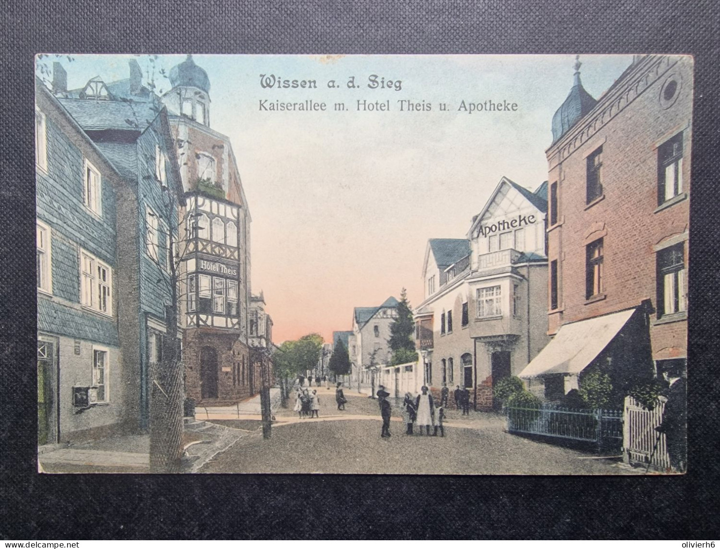 CP ALLEMAGNE (M2408) WISSEN AN DER SIEG (2 Vues)  Kaiserallee M. Hotel Theis U. Apotheke - Altenkirchen