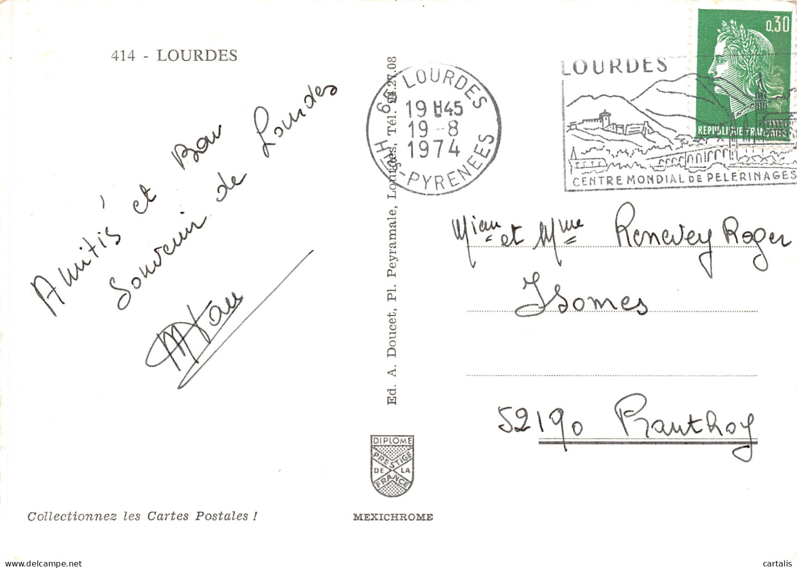 65-LOURDES-N°3796-A/0017 - Lourdes