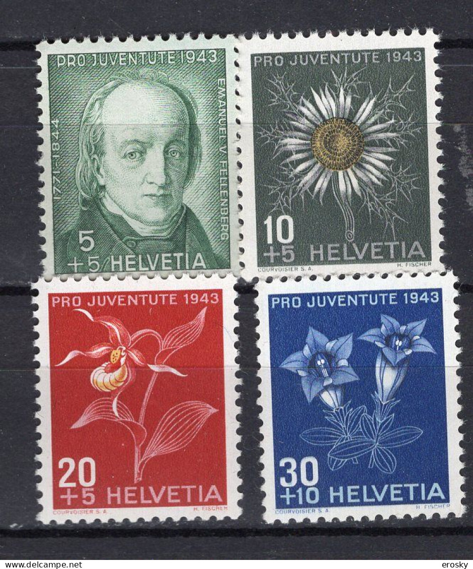 T3636 - SUISSE SWITZERLAND Yv N°388/91 ** Pro Juventute - Unused Stamps