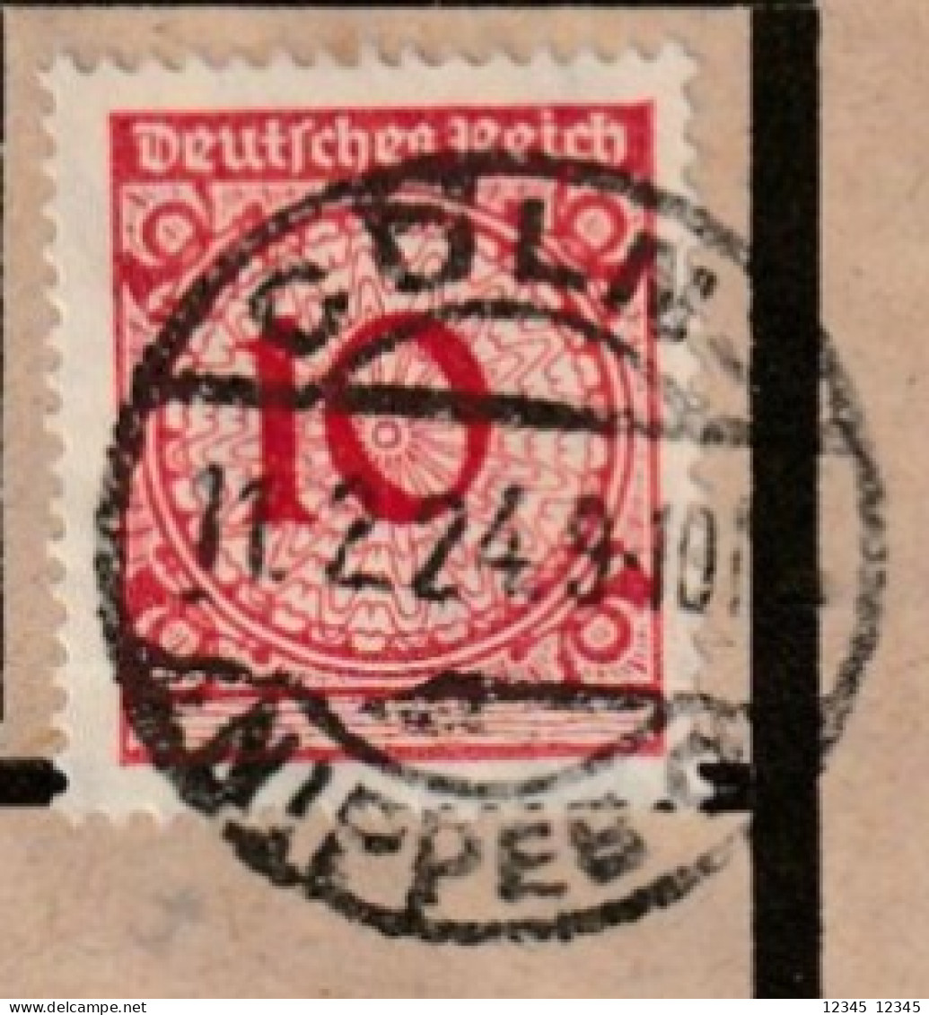 Cöln 1924, Ernst Bieg - Lettres & Documents