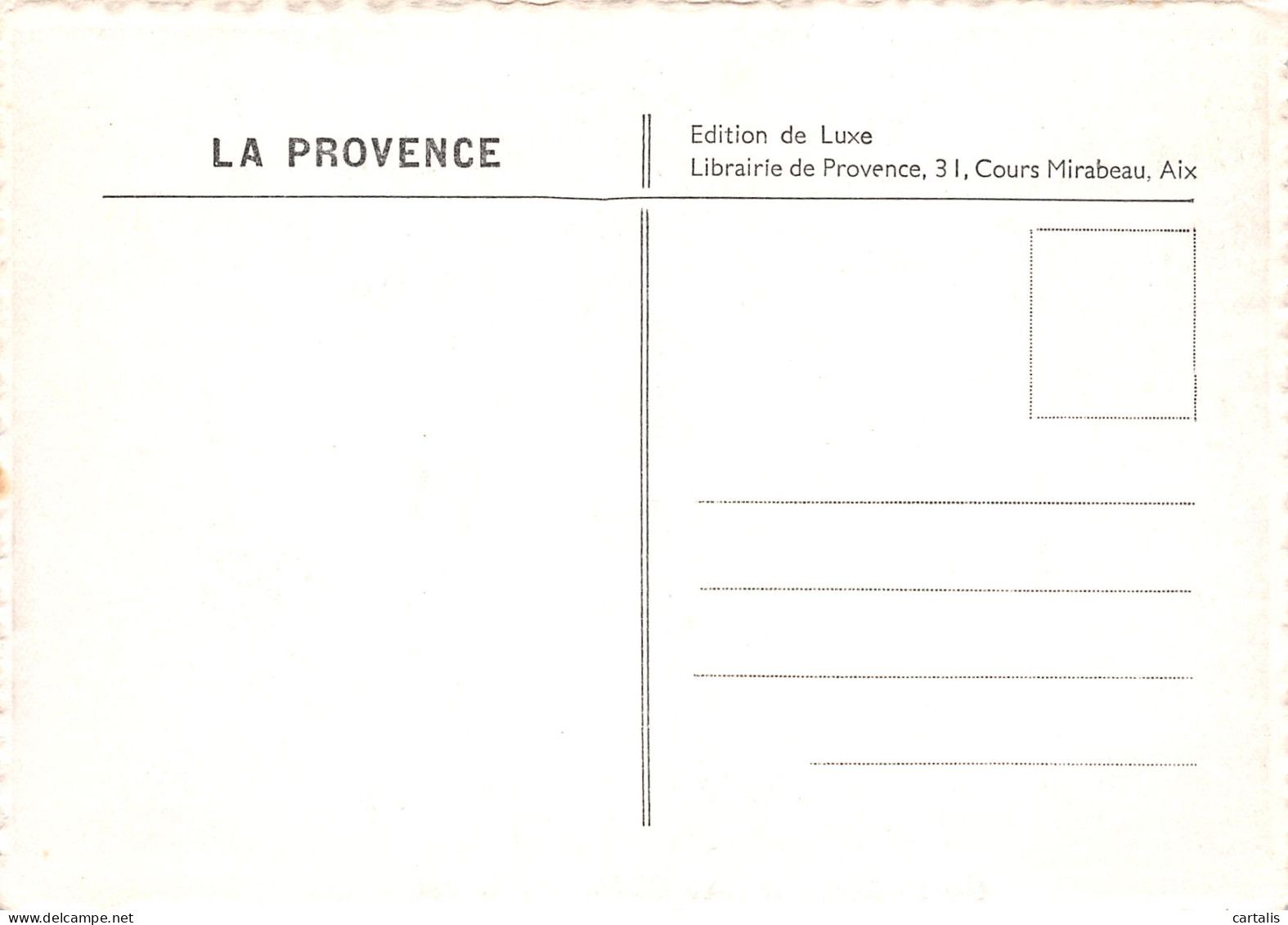 13-AIX EN PROVENCE-N°3796-B/0337 - Aix En Provence