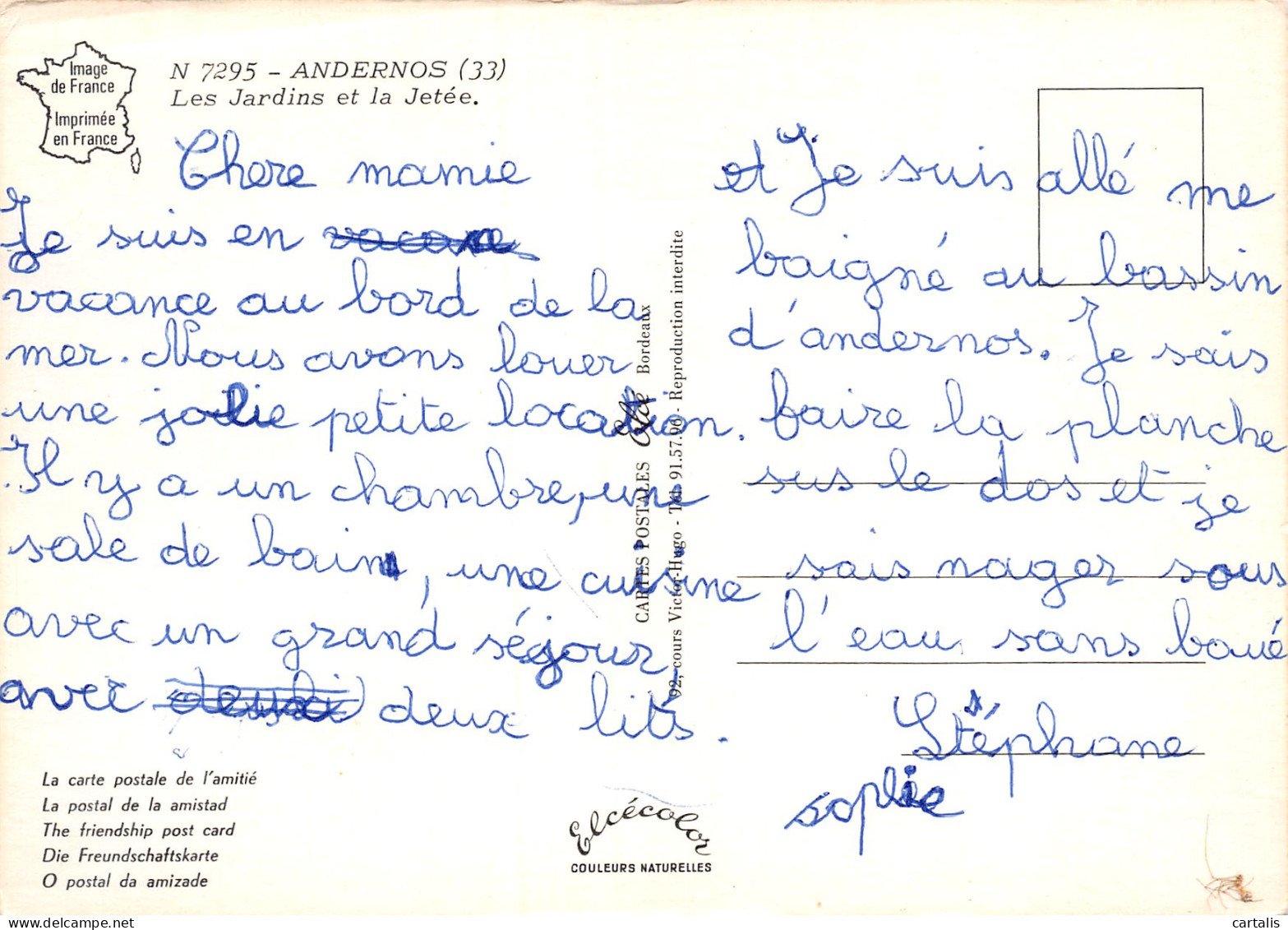 33-ANDERNOS-N°3796-B/0217 - Andernos-les-Bains