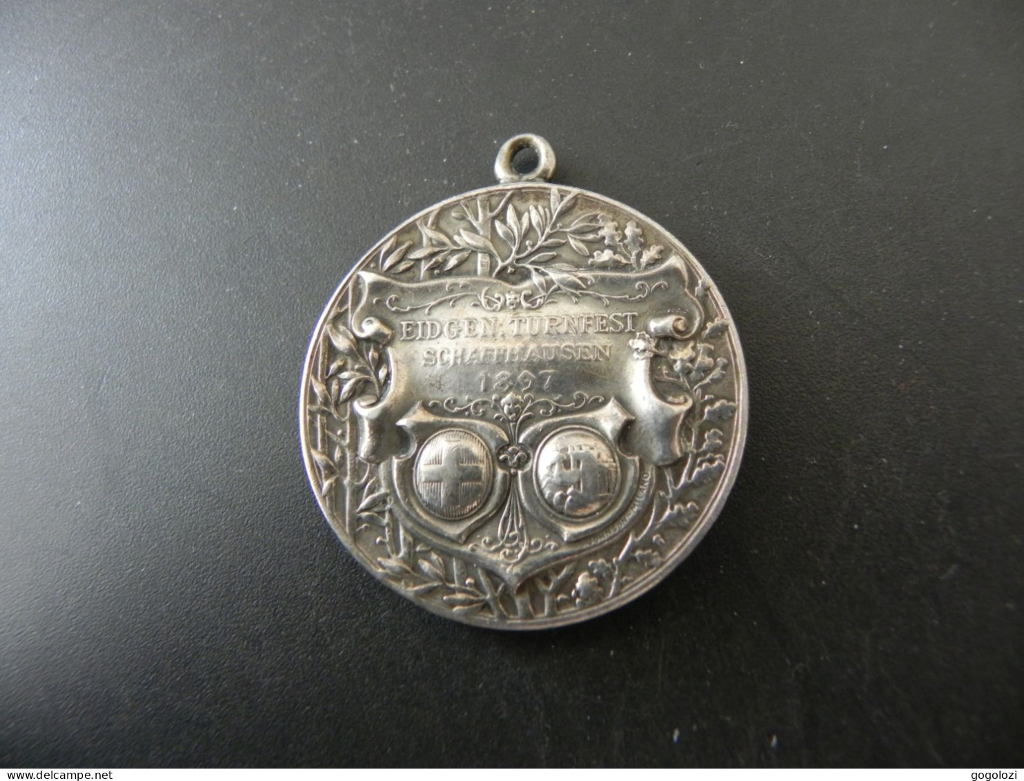 Medaille Medal - Schweiz Suisse Switzerland - Eidg. Turnfest Schaffhausen 1897 - Andere & Zonder Classificatie