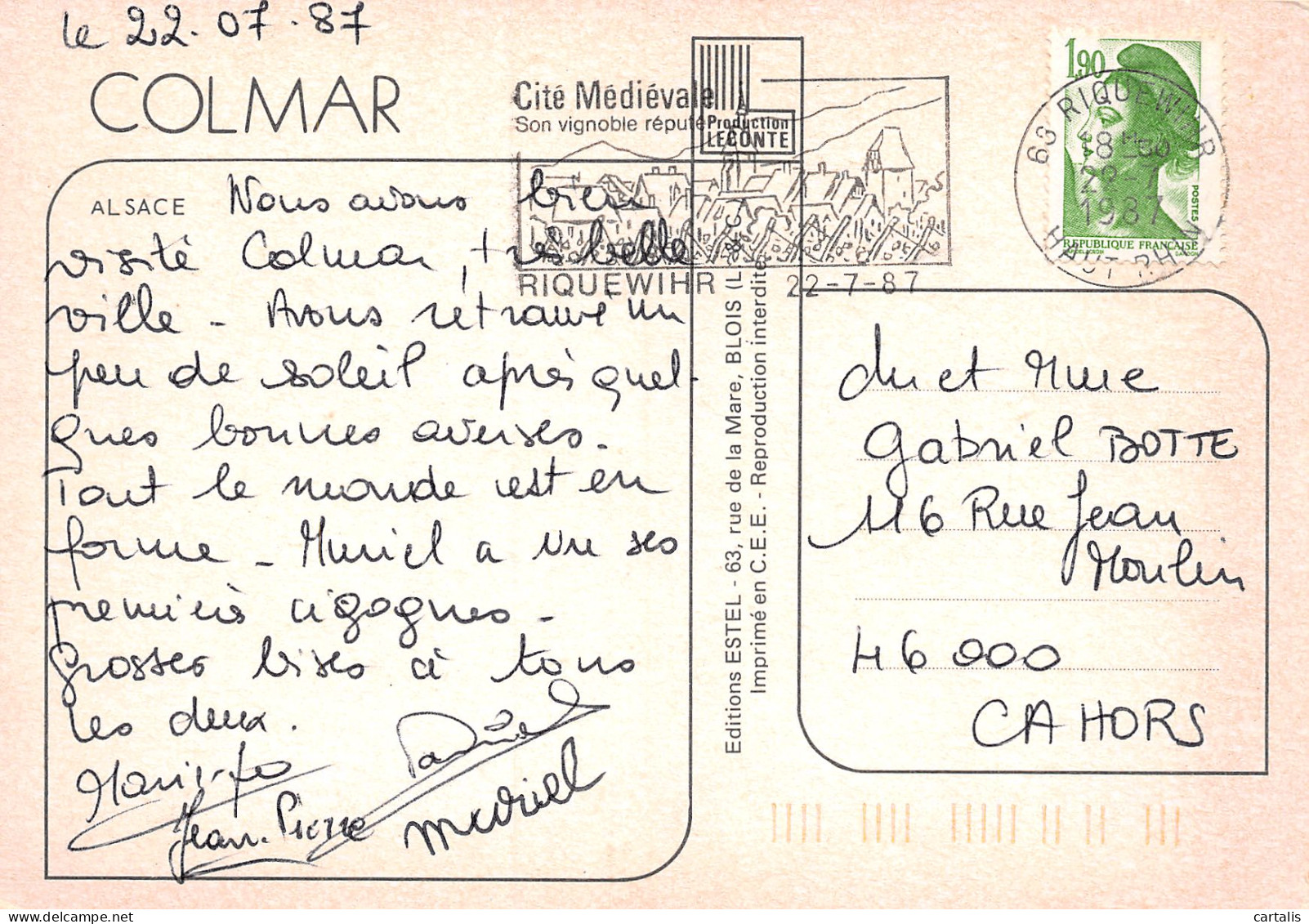 68-COLMAR-N°3797-A/0141 - Colmar