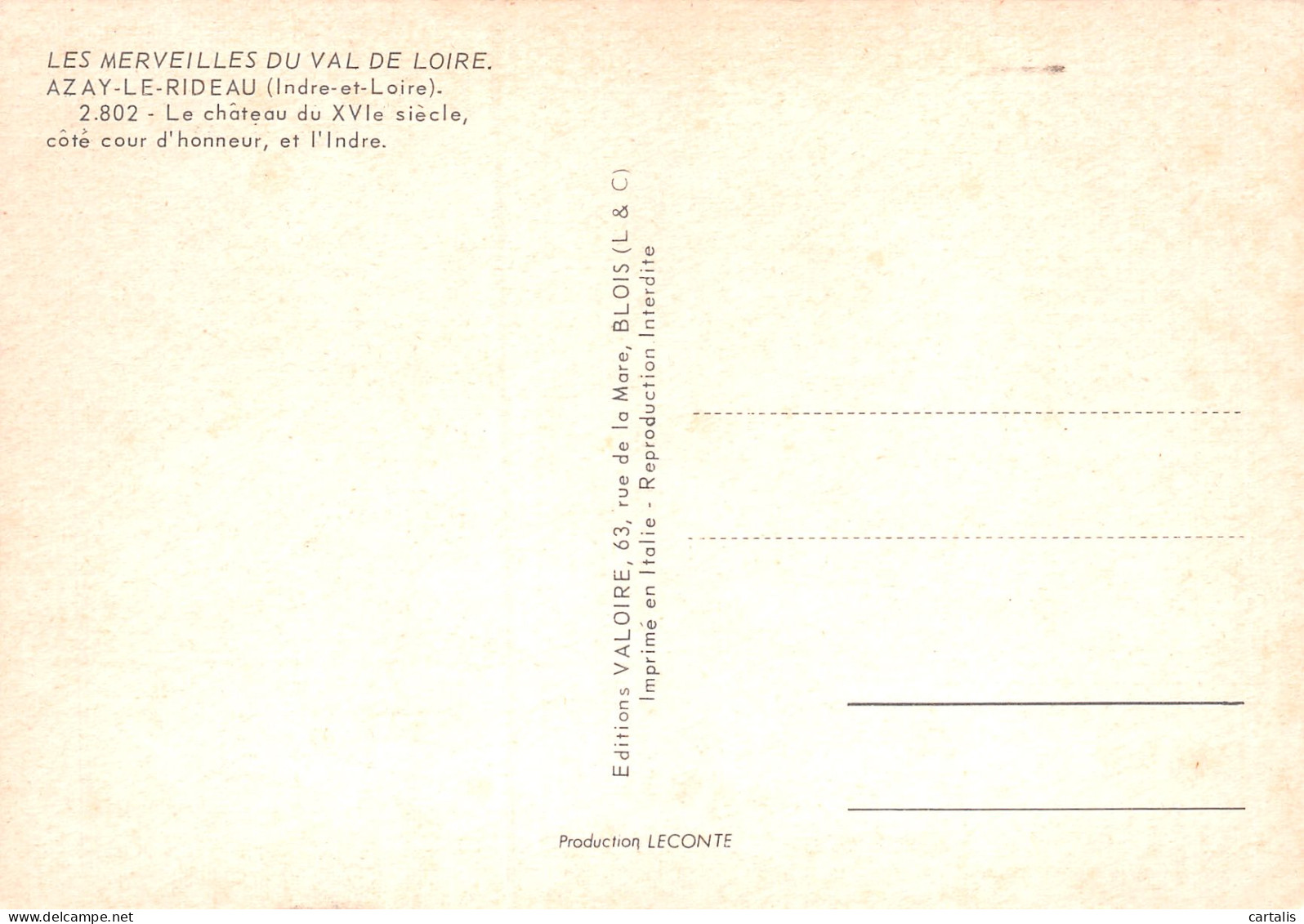 37-AZAY LE RIDEAU-N°3797-A/0041 - Azay-le-Rideau