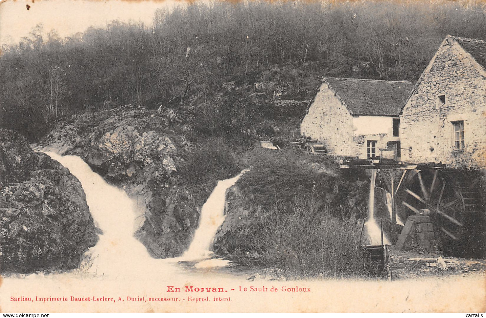 58-EN MORVAN LE SAULT DE GOULOUX-N°3796-E/0287 - Andere & Zonder Classificatie