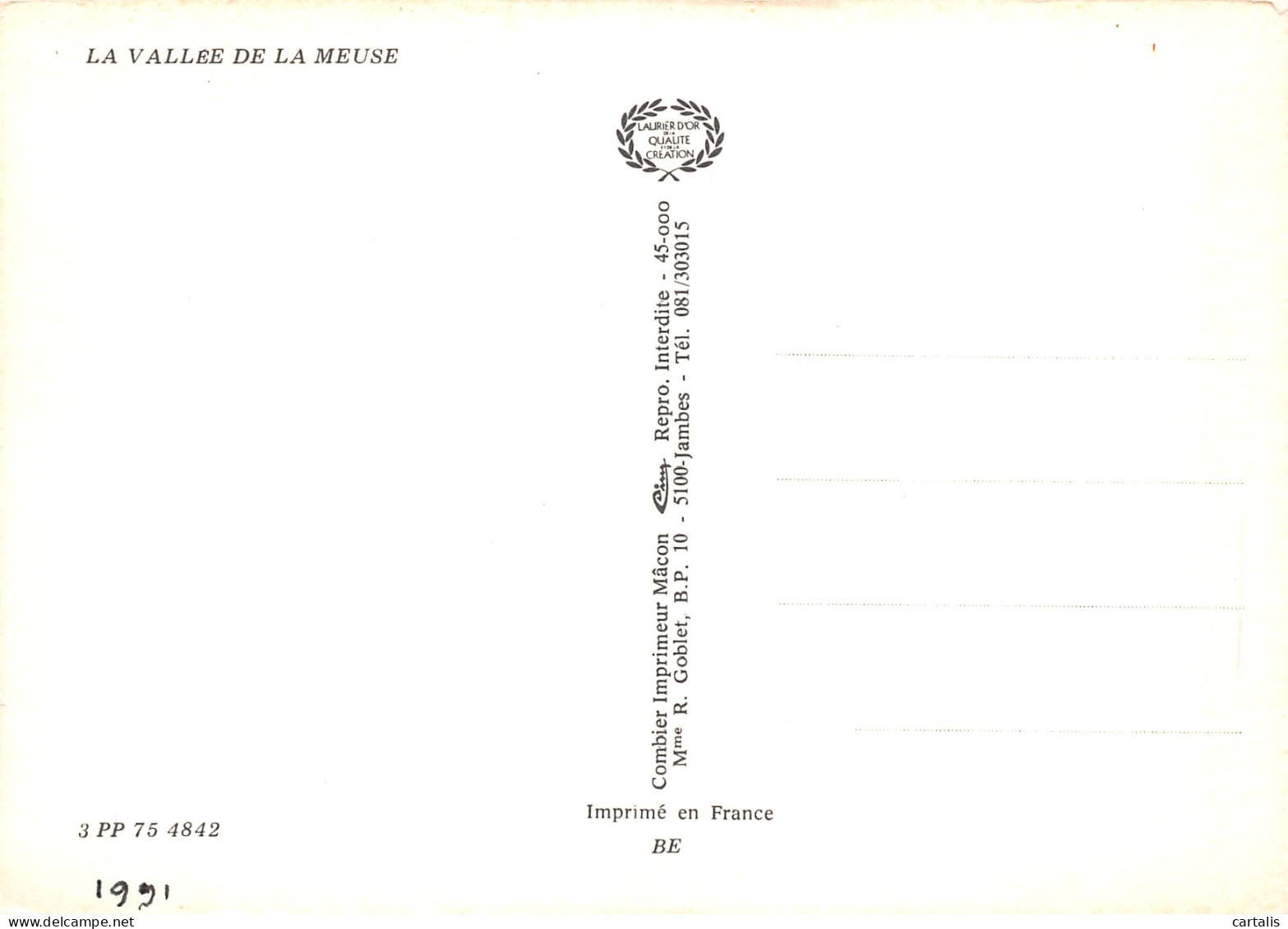 BEL-LA VALLEE DE LA MEUSE-N°3796-D/0345 - Other & Unclassified