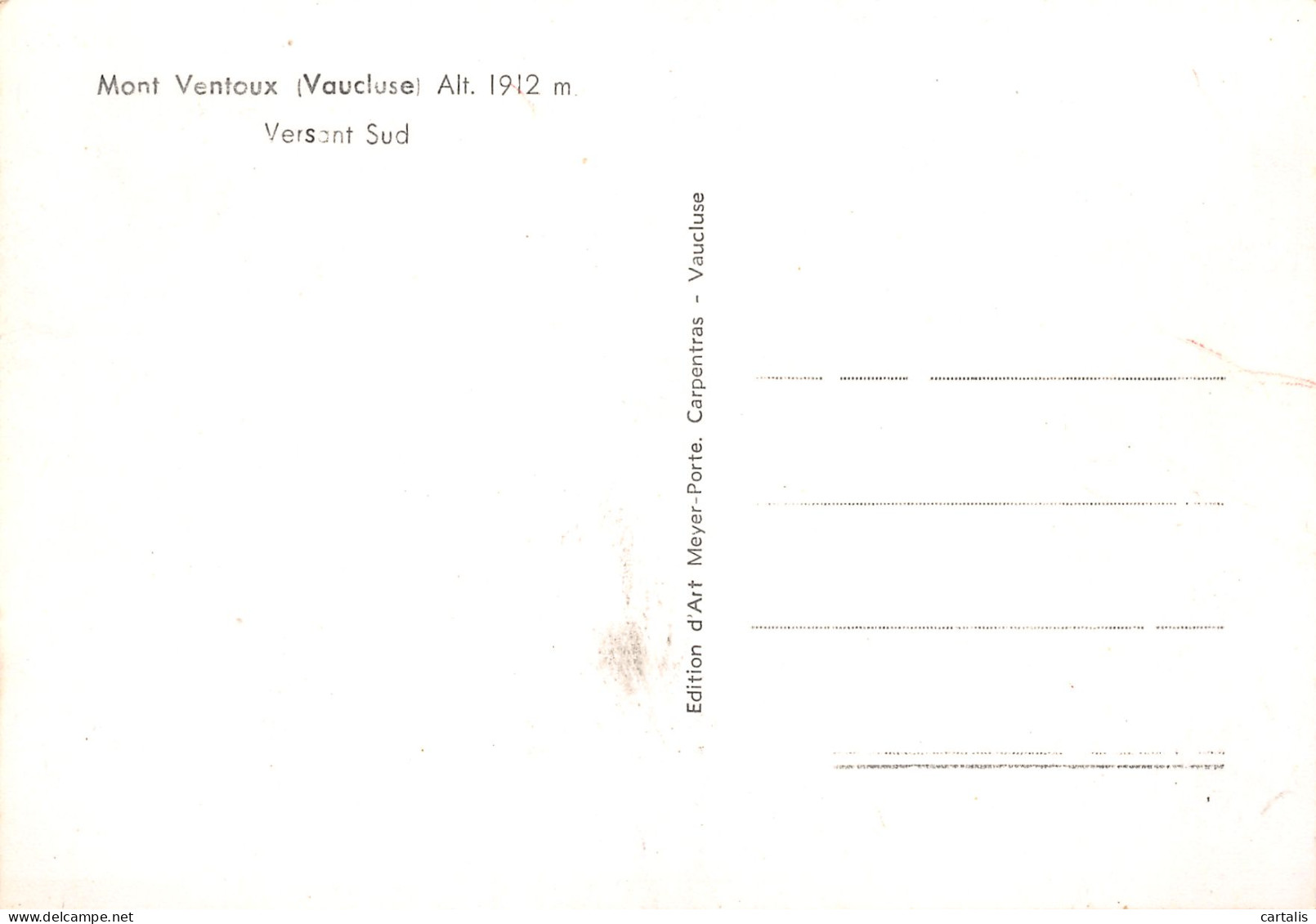 84-MONT VENTOUX-N°3796-D/0229 - Other & Unclassified