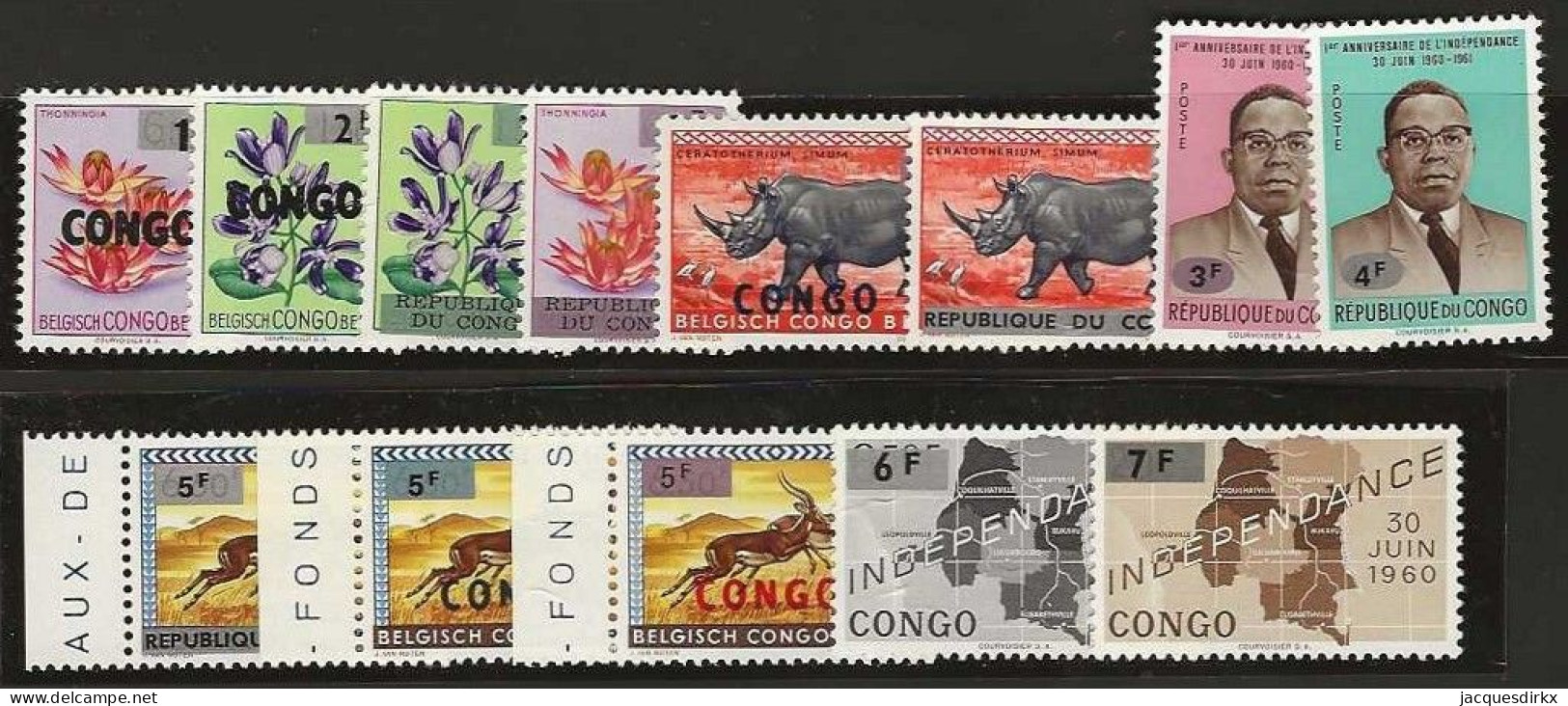 Republique Congo   .   OBP    .    532/544    .    **      .  Postfris  .   /   .   Neuf Avec Gomme Et SANS Charnière - Unused Stamps