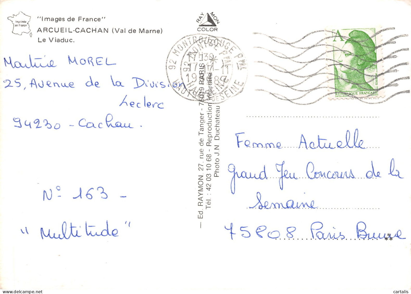 94-ARCUEIL CACHAN-N°3797-B/0303 - Arcueil