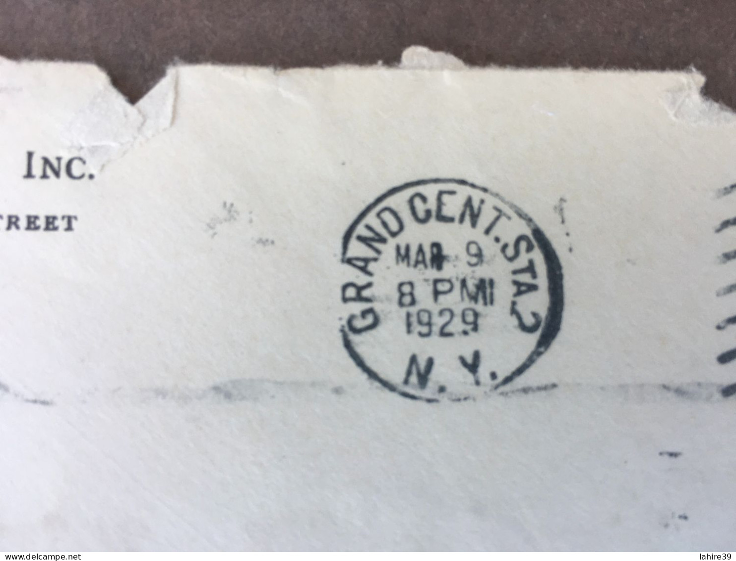 Enveloppe Timbrée / Peter Engel / New York / 1929 - Brieven En Documenten