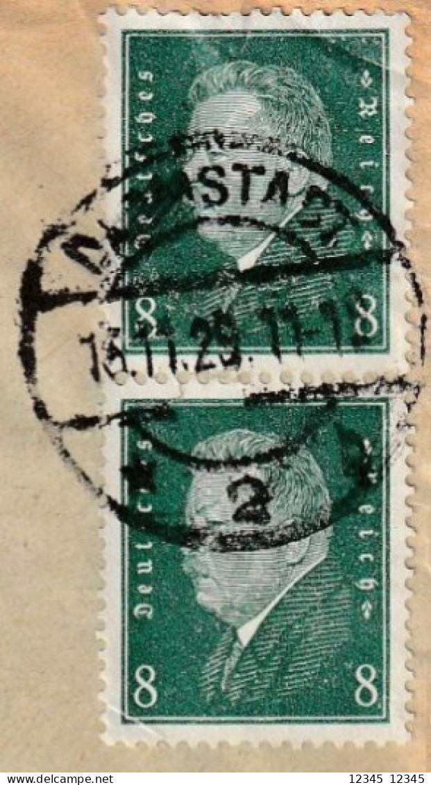 Darmstadt 1925, Heinrich Geier (Spezialgeschäft Für Korbwaren, Bürstenwaren, Holzwaren) - Storia Postale