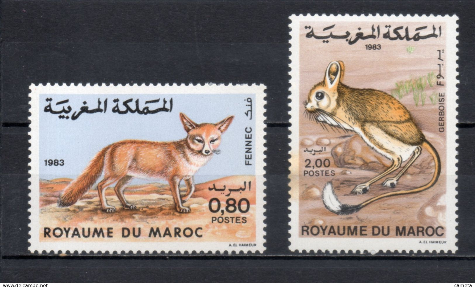 MAROC N°  962 + 963    NEUFS SANS CHARNIERE  COTE 5.00€    ANIMAUX FAUNE  VOIR DESCRIPTION - Marokko (1956-...)