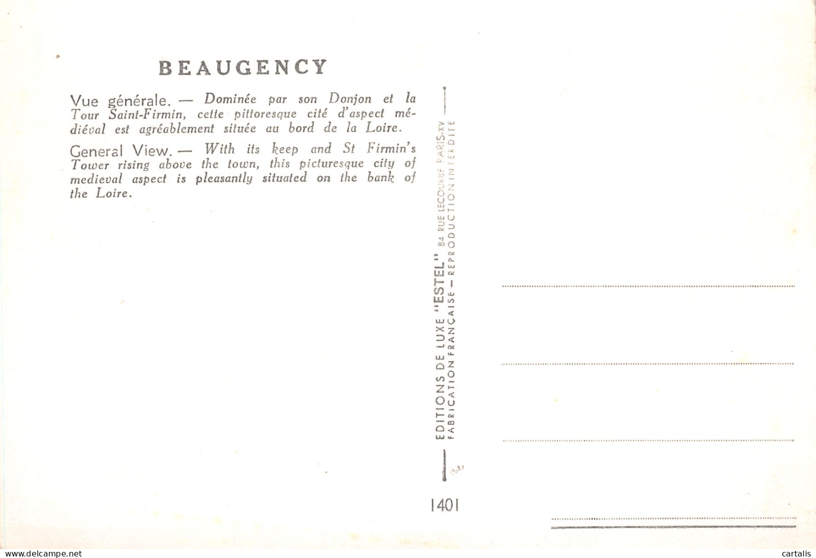 45-BEAUGENCY-N°3798-C/0175 - Beaugency