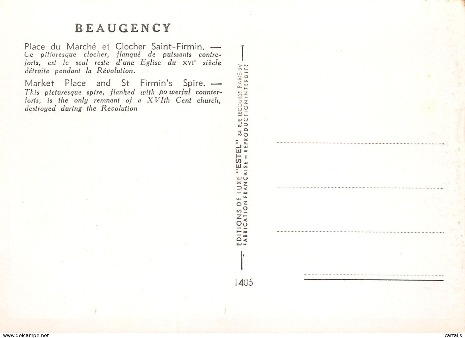 45-BEAUGENCY-N°3798-C/0165 - Beaugency