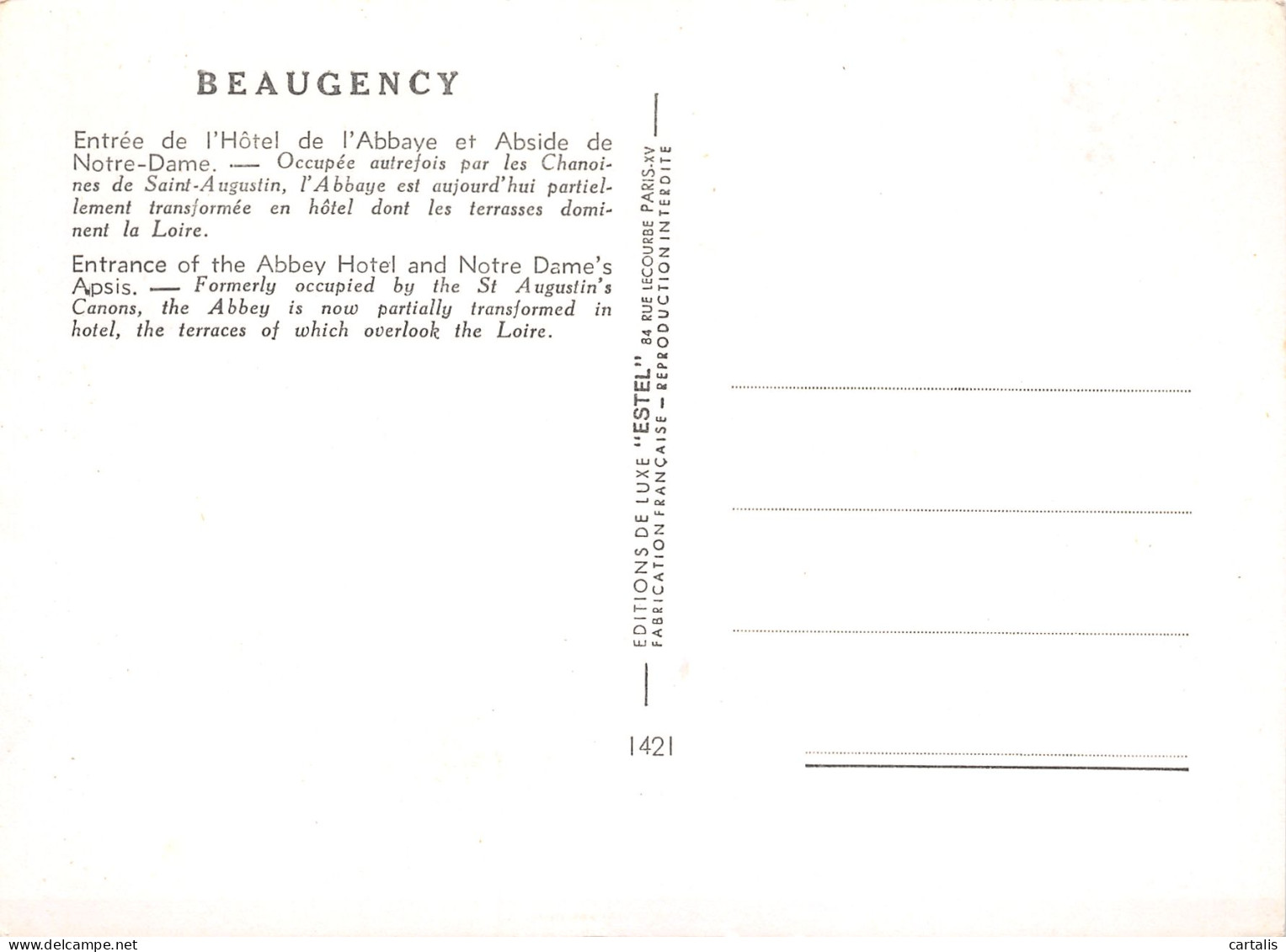 45-BEAUGENCY-N°3798-C/0163 - Beaugency