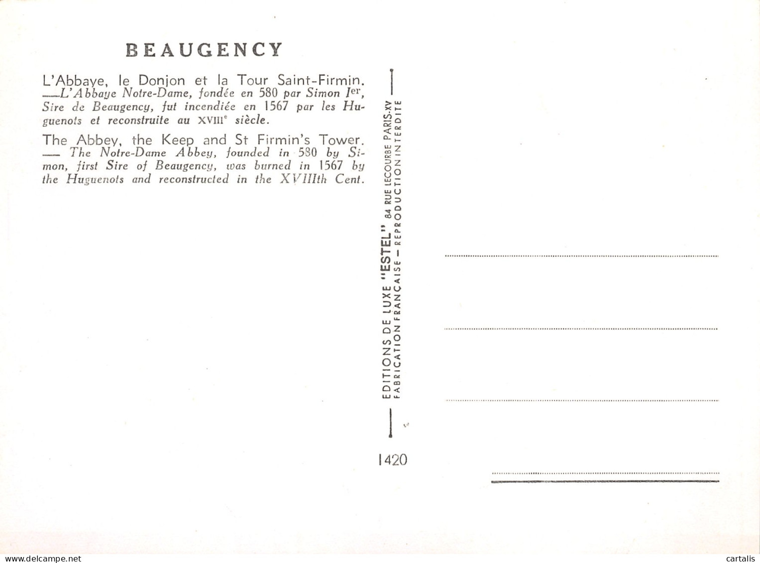 45-BEAUGENCY-N°3798-C/0161 - Beaugency