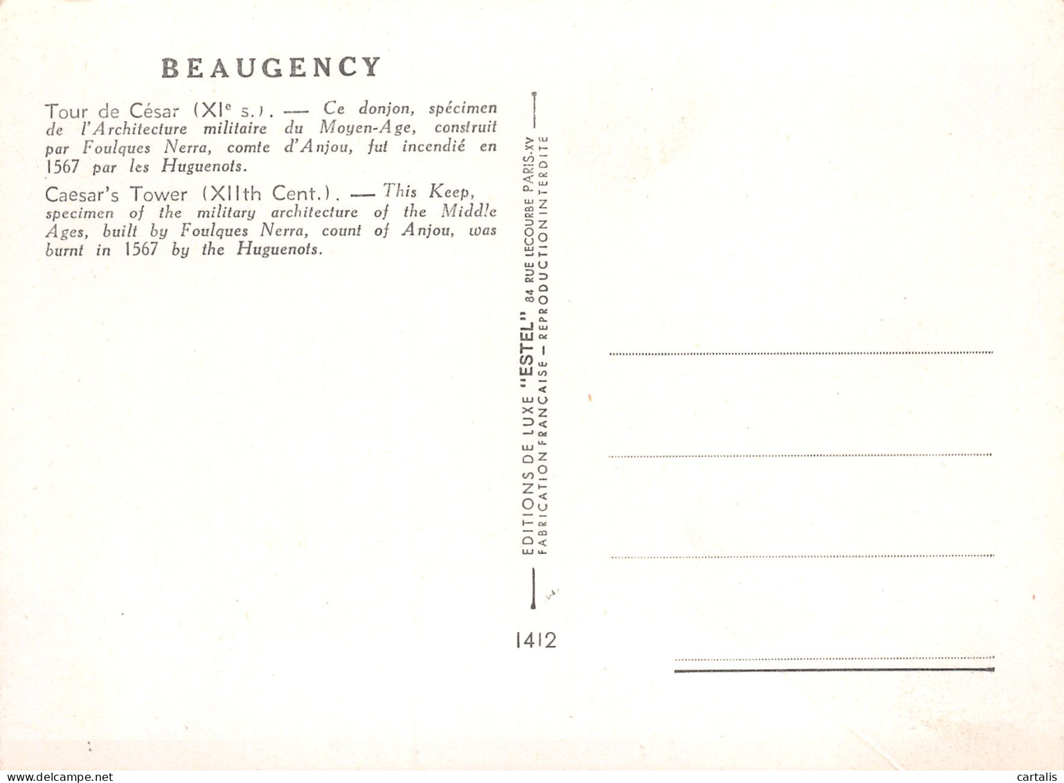 45-BEAUGENCY-N°3798-C/0155 - Beaugency