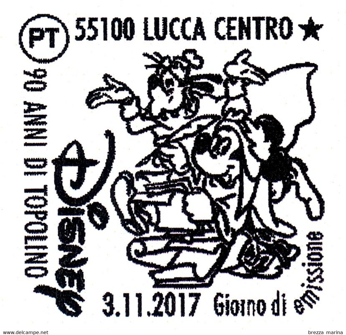 Nuovo - MNH - ITALIA - 2017 - 90 Anni Di Topolino - Fumetti - Disney - Topolino E Pippo - Da BF - 0,95 - 2011-20:  Nuevos