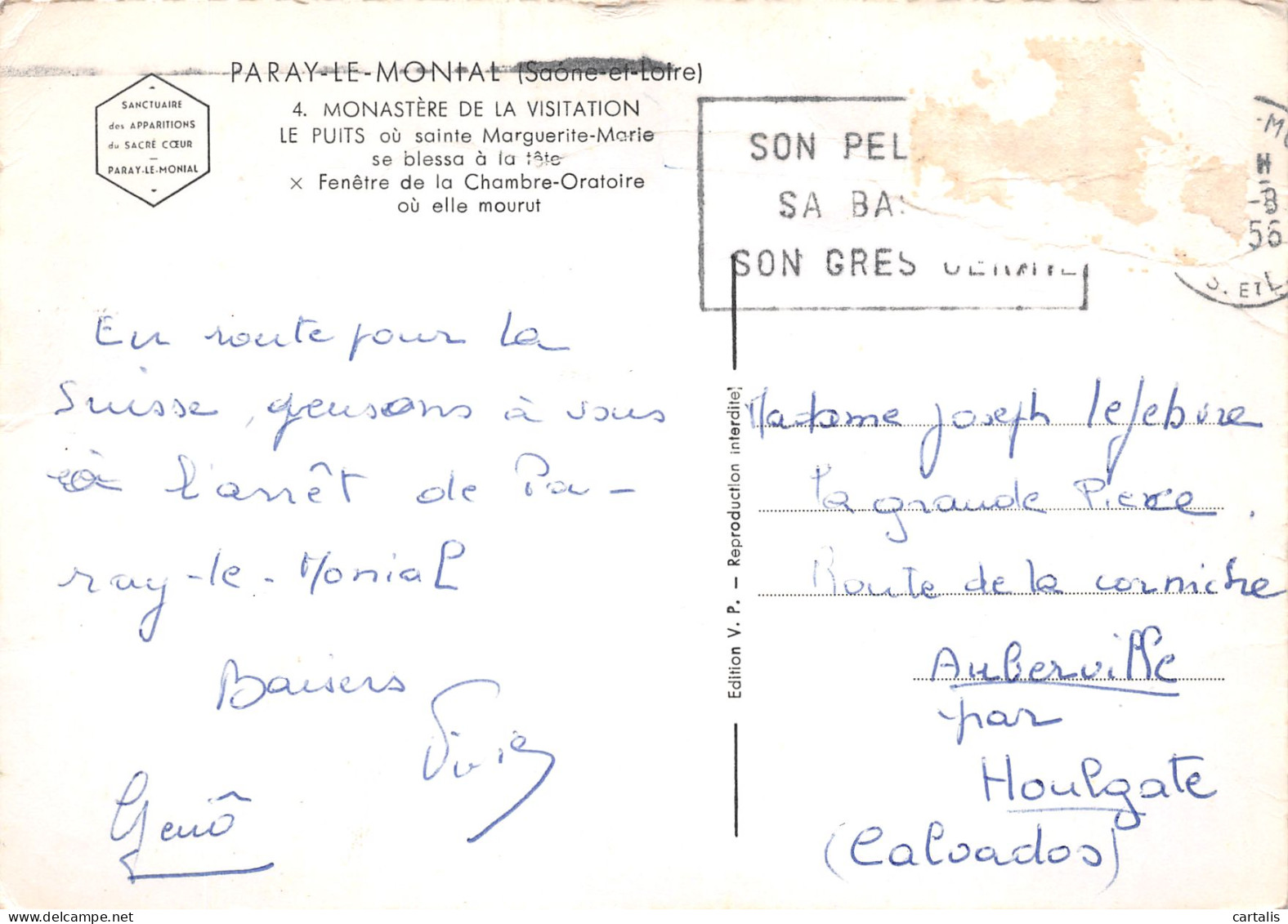 71-PARAY LE MONIAL-N°3799-D/0111 - Paray Le Monial