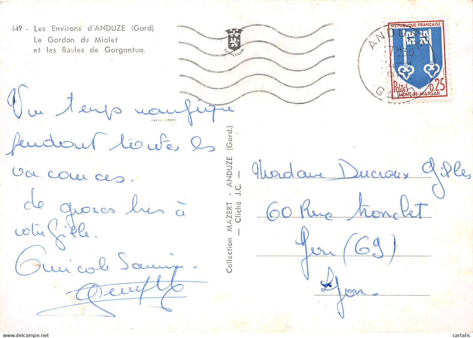 30-ANDUZE-N°3799-C/0361 - Anduze