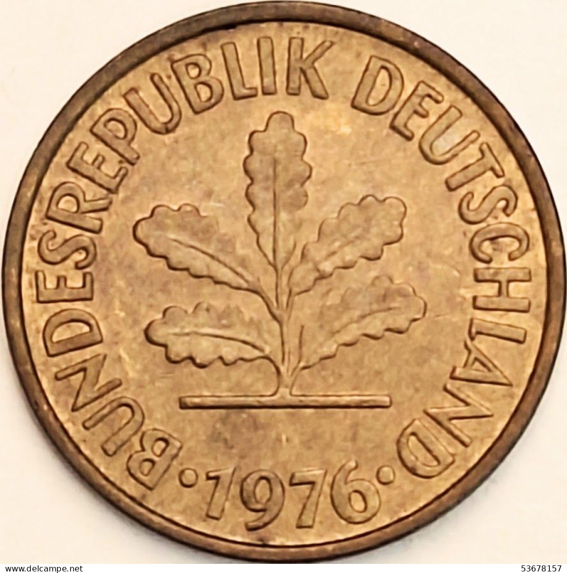 Germany Federal Republic - 5 Pfennig 1976 F, KM# 107 (#4580) - 5 Pfennig