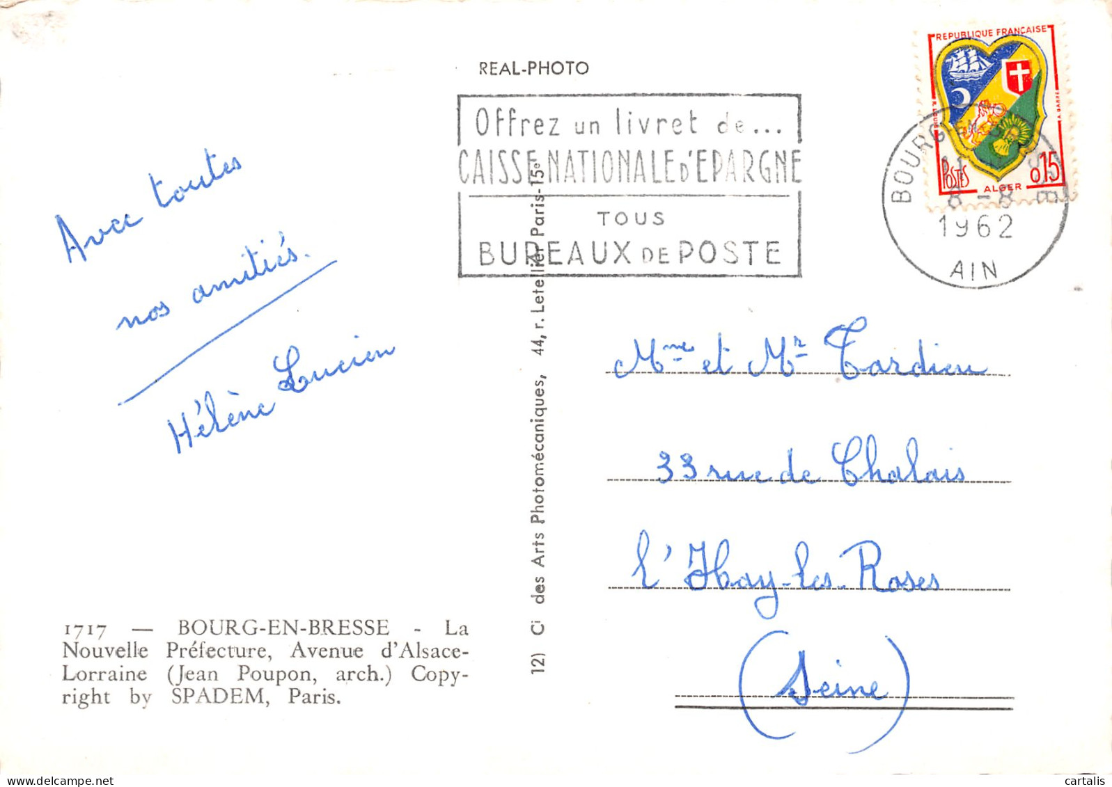 01-BOURG EN BRESSE-N°3799-B/0137 - Andere & Zonder Classificatie