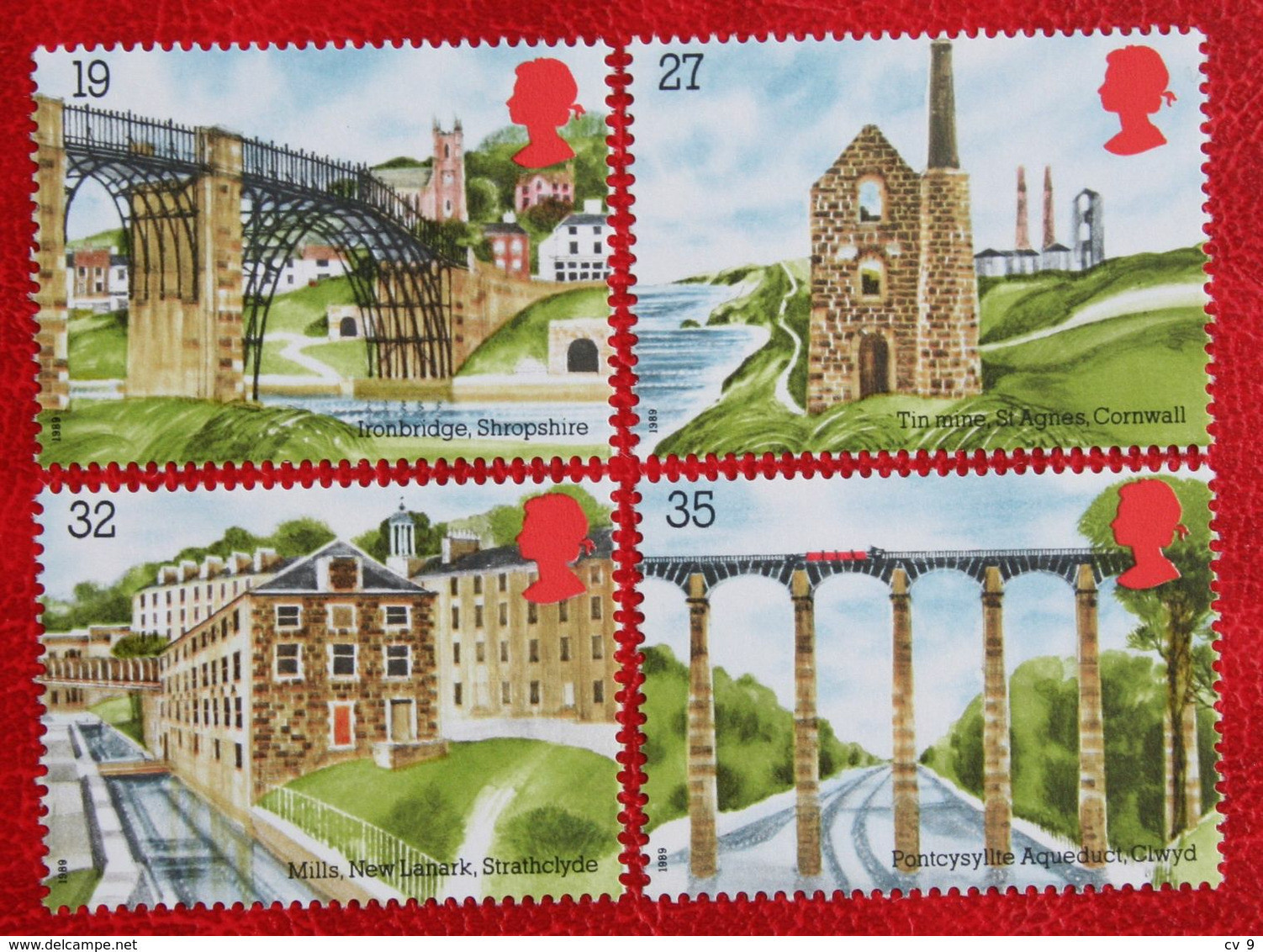 INDUSTRIAL ARCHAEOLOGY RIVER BRIDGE (Mi 1210-1213) 1989 POSTFRIS MNH ** ENGLAND GRANDE-BRETAGNE GB GREAT BRITAIN - Unused Stamps
