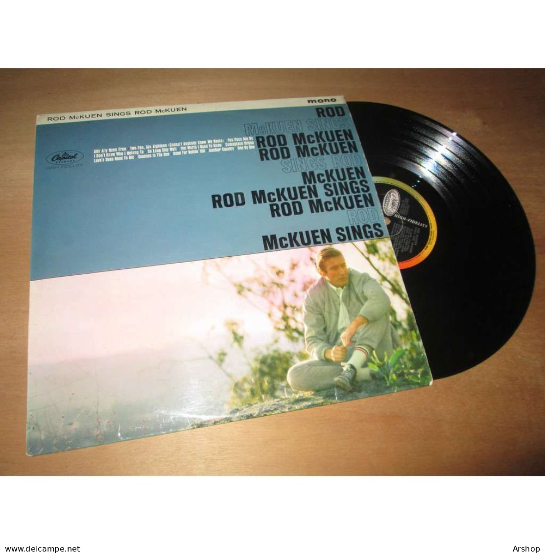 ROD MCKUEN Sings Rod Mckuen FOLK US POP COUNTRY - CAPITOL T 2079 UK Lp 1965 - Country En Folk