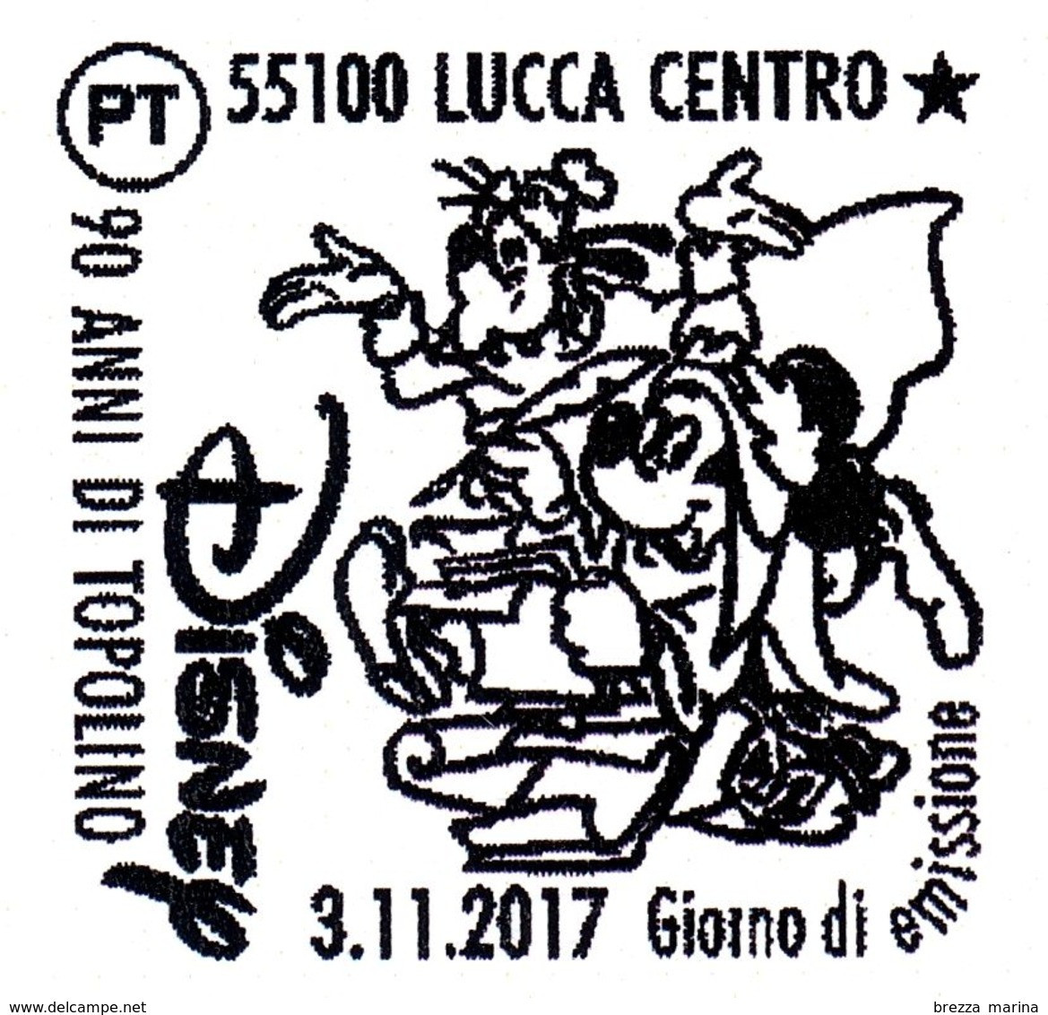 Nuovo - MNH - ITALIA - 2017 - 90 Anni Di Topolino - Fumetti - Disney - Topolino E Minni - Da BF - 0,95 - 2011-20: Mint/hinged