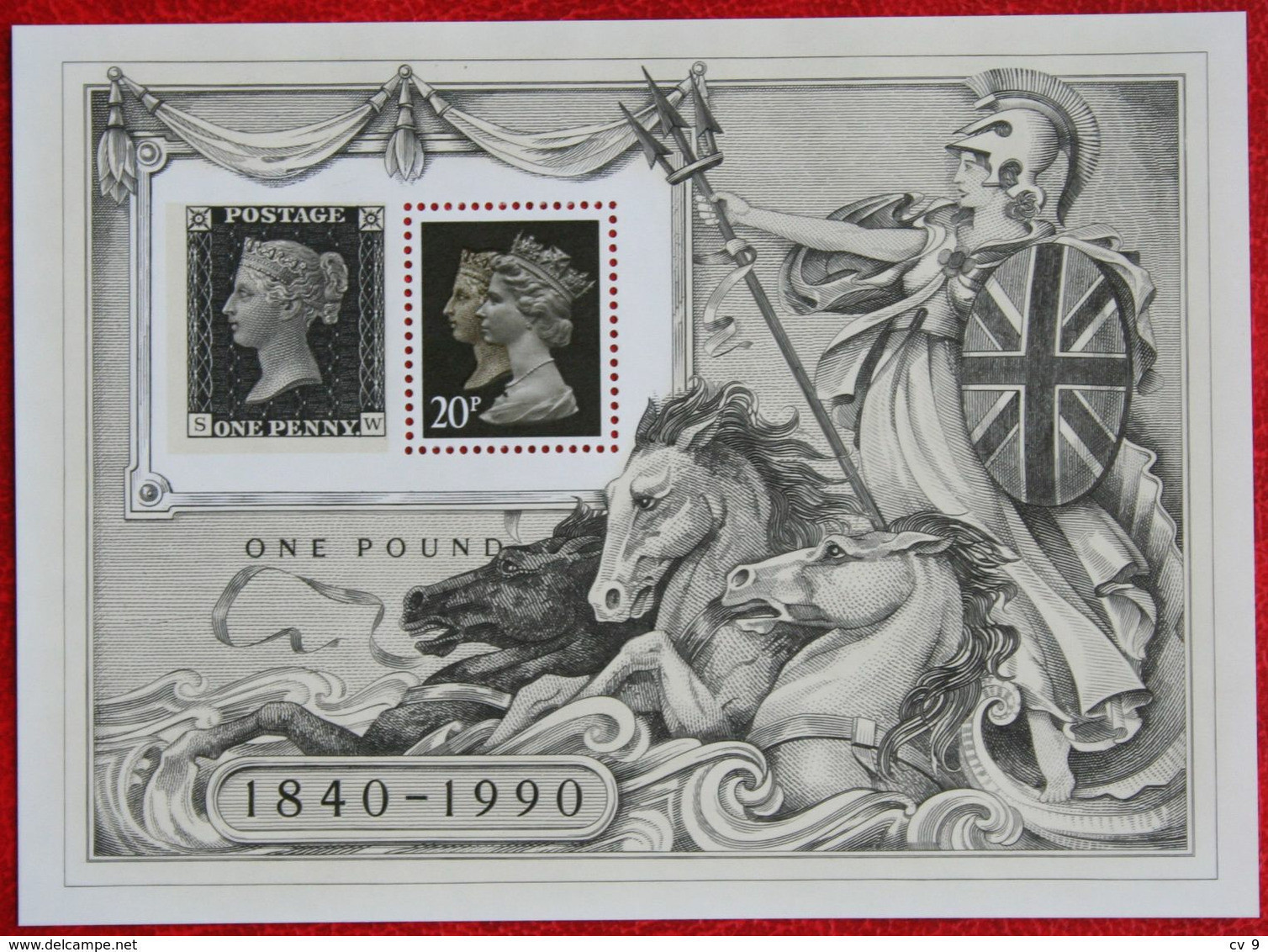 150 Years Of Post Stamps (Mi Block 6) 1990 POSTFRIS MNH ** ENGLAND GRANDE-BRETAGNE GB GREAT BRITAIN - Unused Stamps