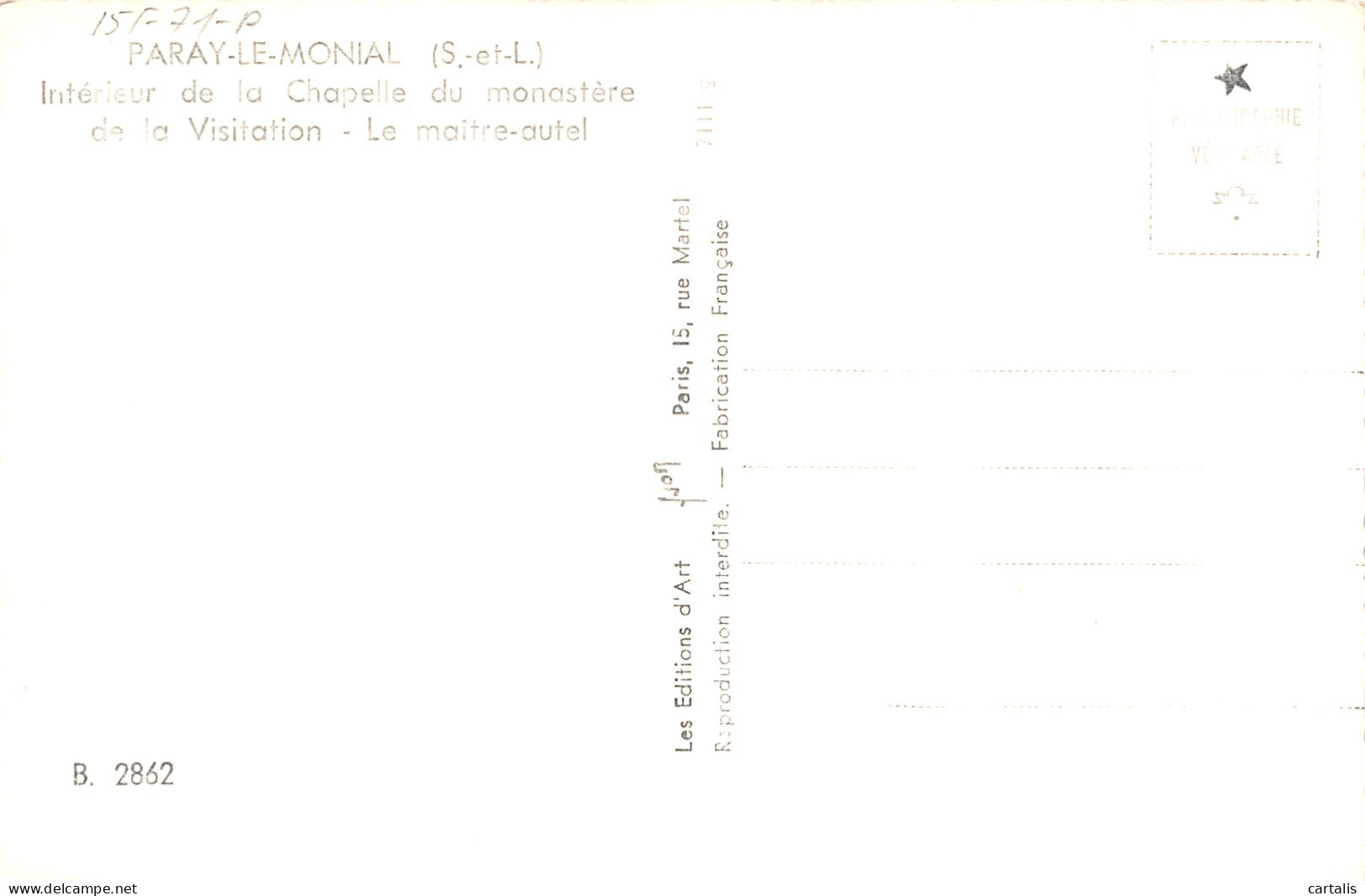 71-PARAY LE MONIAL-N°3799-E/0201 - Paray Le Monial