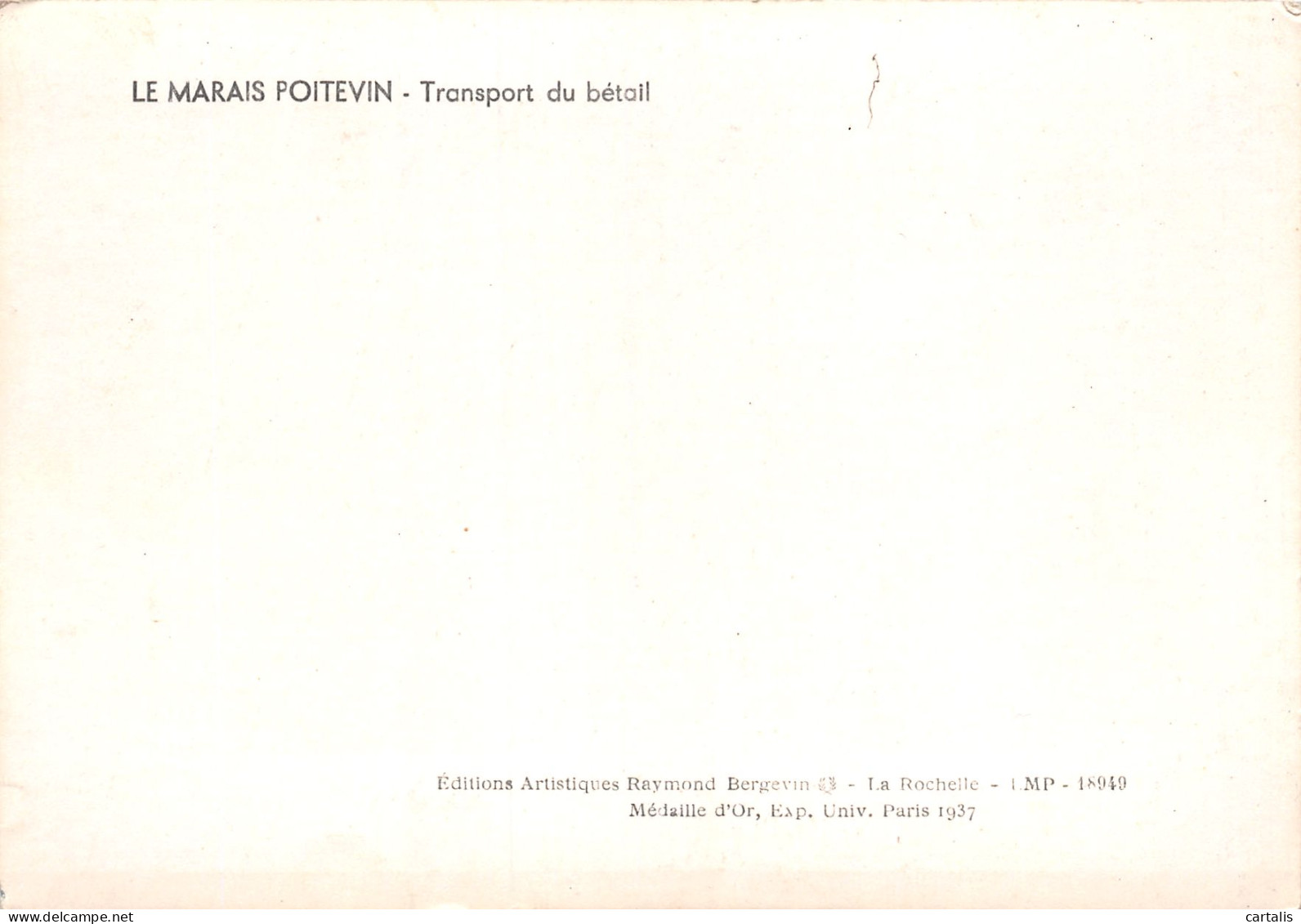 79-LE MARAIS POITEVIN-N°3799-D/0381 - Other & Unclassified