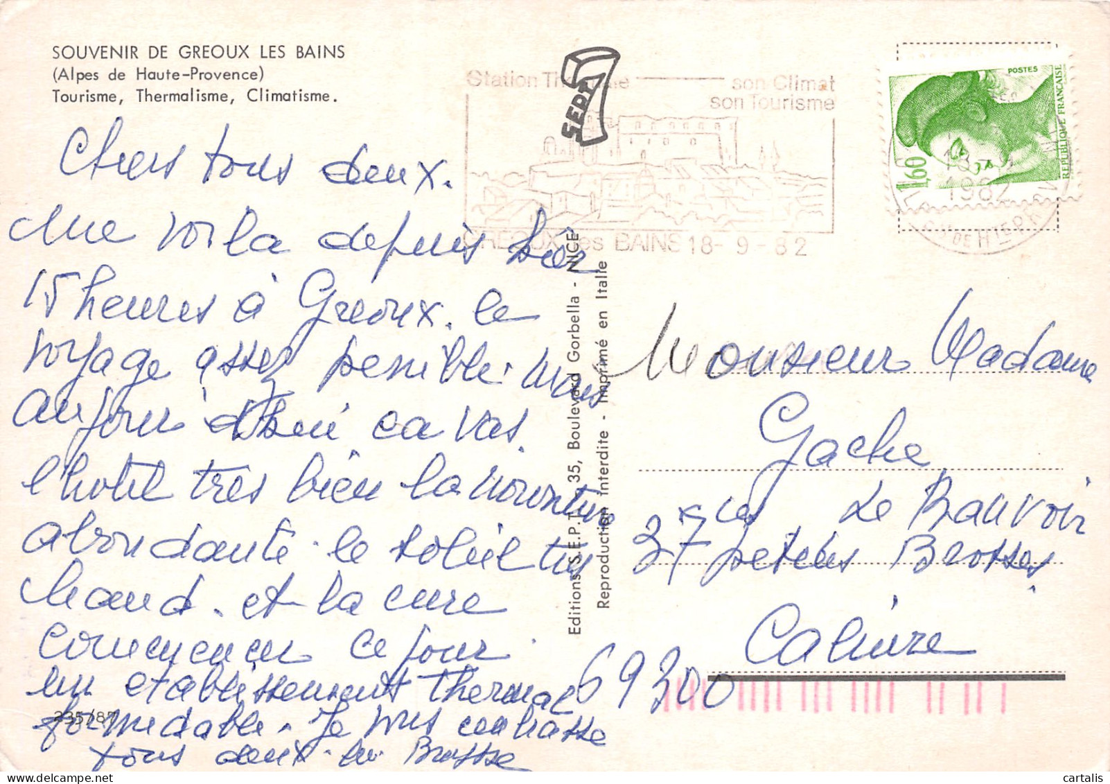 04-GREOUX LES BAINS-N°3800-C/0197 - Gréoux-les-Bains