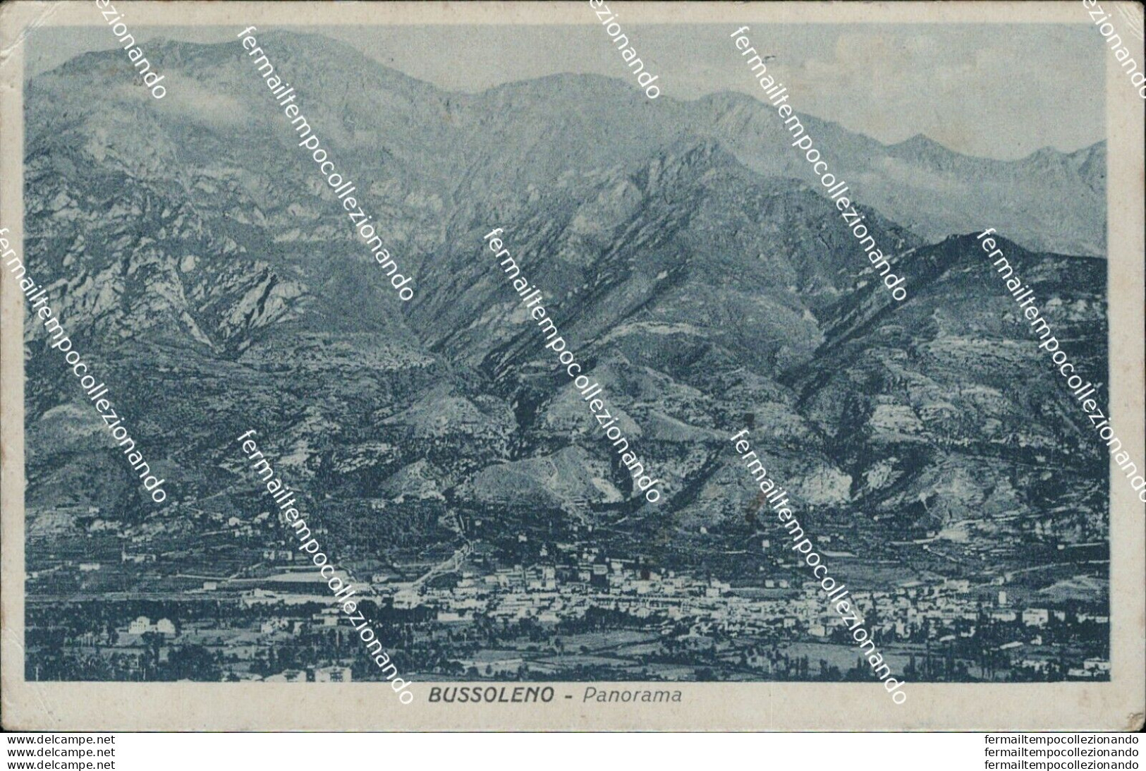 Bg112 Cartolina Bussoleno Panorama Provincia Di Torino - Sonstige & Ohne Zuordnung