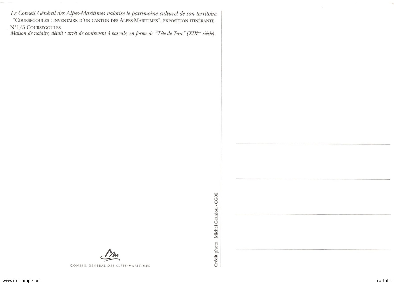 06-CANTON DE COURSEGOULES-N°3800-B/0365 - Autres & Non Classés
