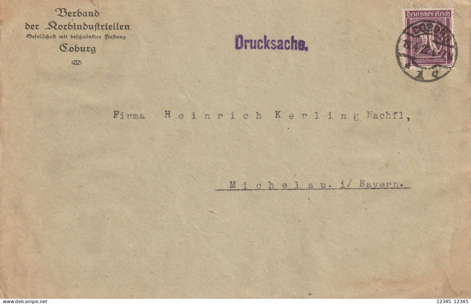 Coburg 1922 - Briefe U. Dokumente
