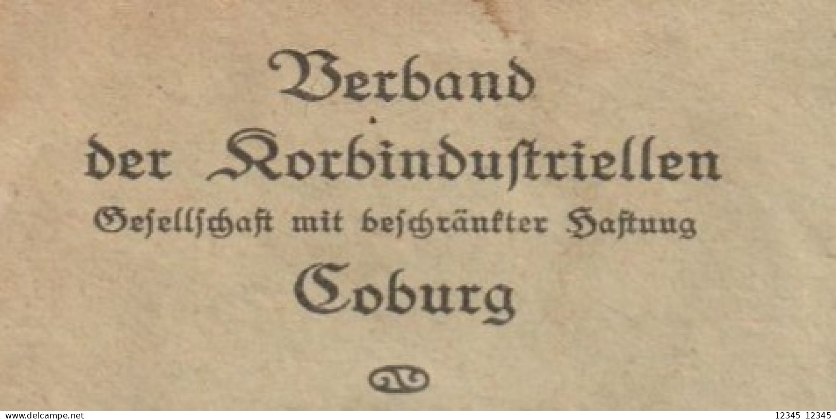 Coburg 1922 - Lettres & Documents