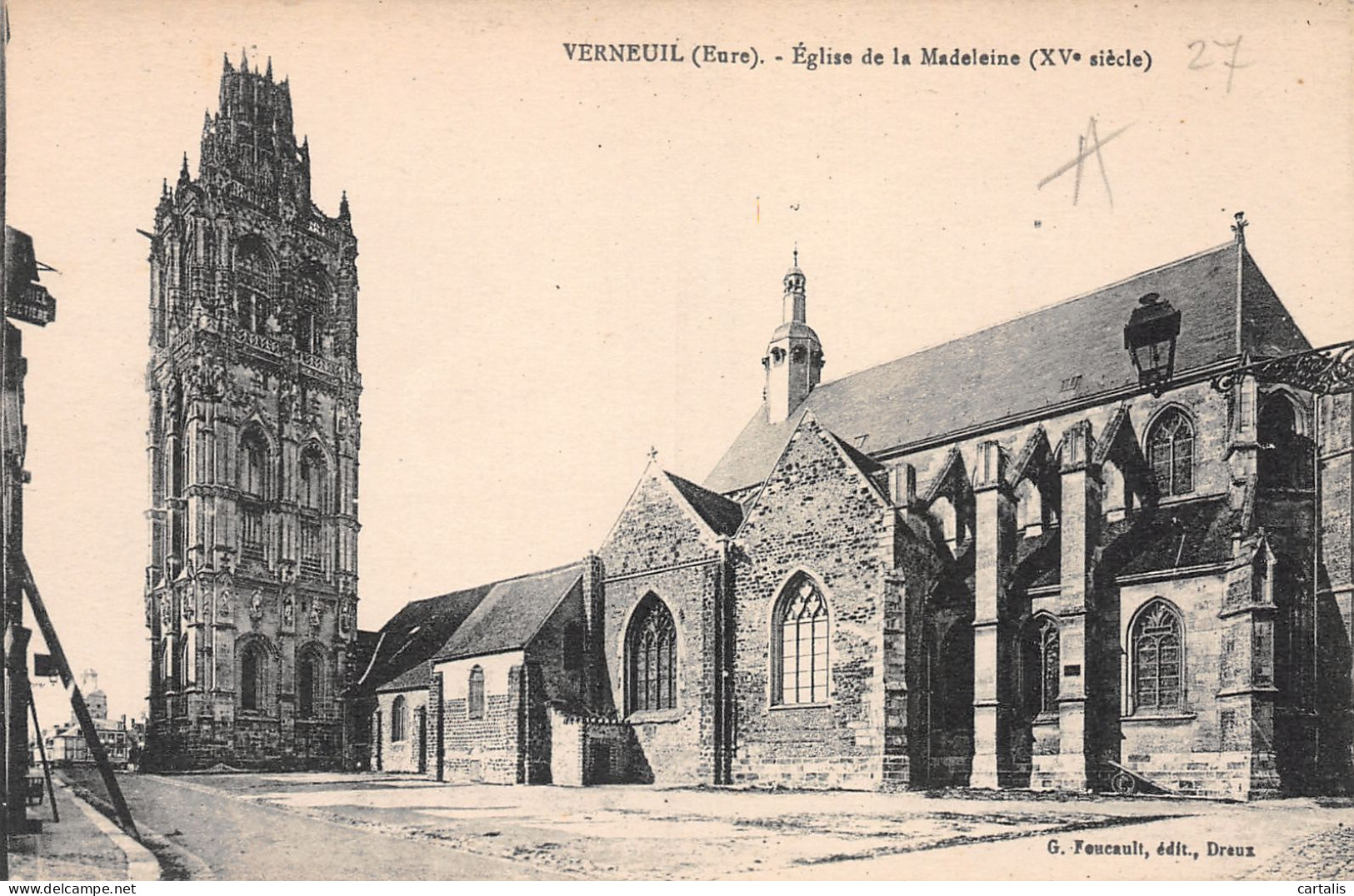 27-VERNEUIL-N°3800-E/0093 - Verneuil-sur-Avre