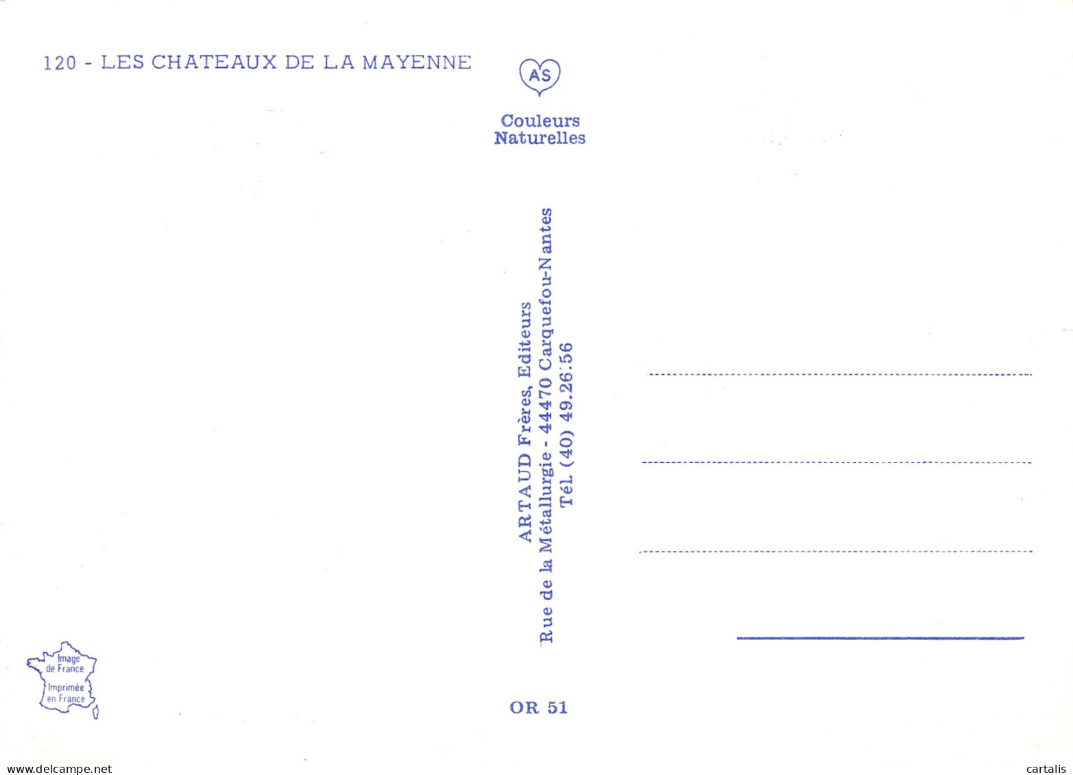 53-LES CHATEAUX DE LA MAYENNE-N°3801-D/0225 - Autres & Non Classés