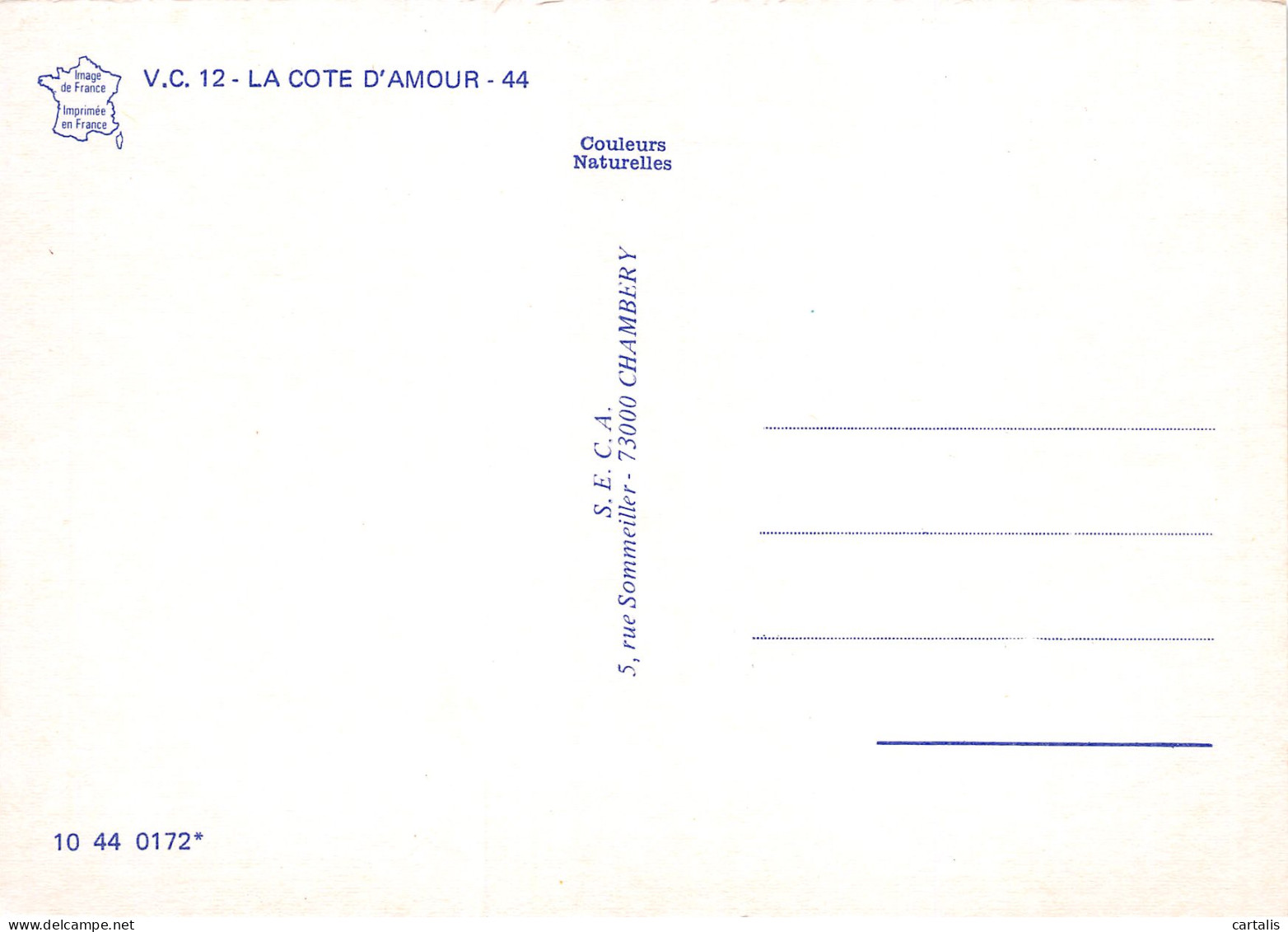 44-LA COTE D AMOUR-N°3801-D/0221 - Other & Unclassified
