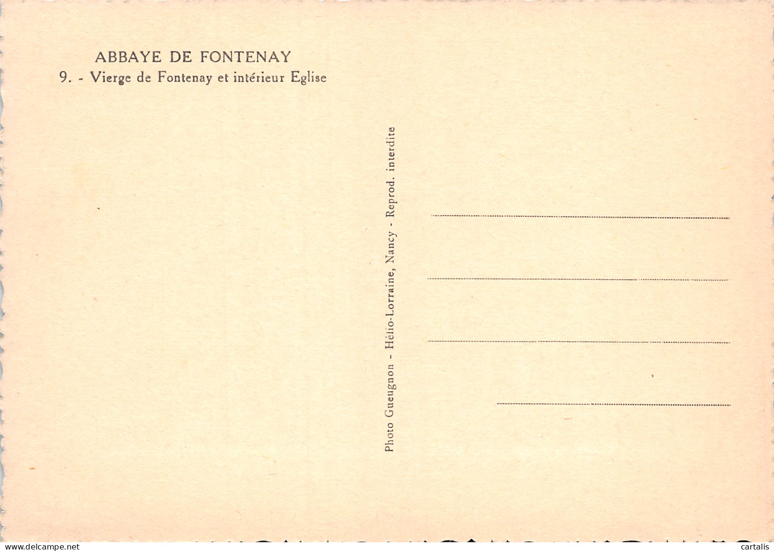 21-FONTENAY ABBAYE-N°3801-C/0281 - Autres & Non Classés