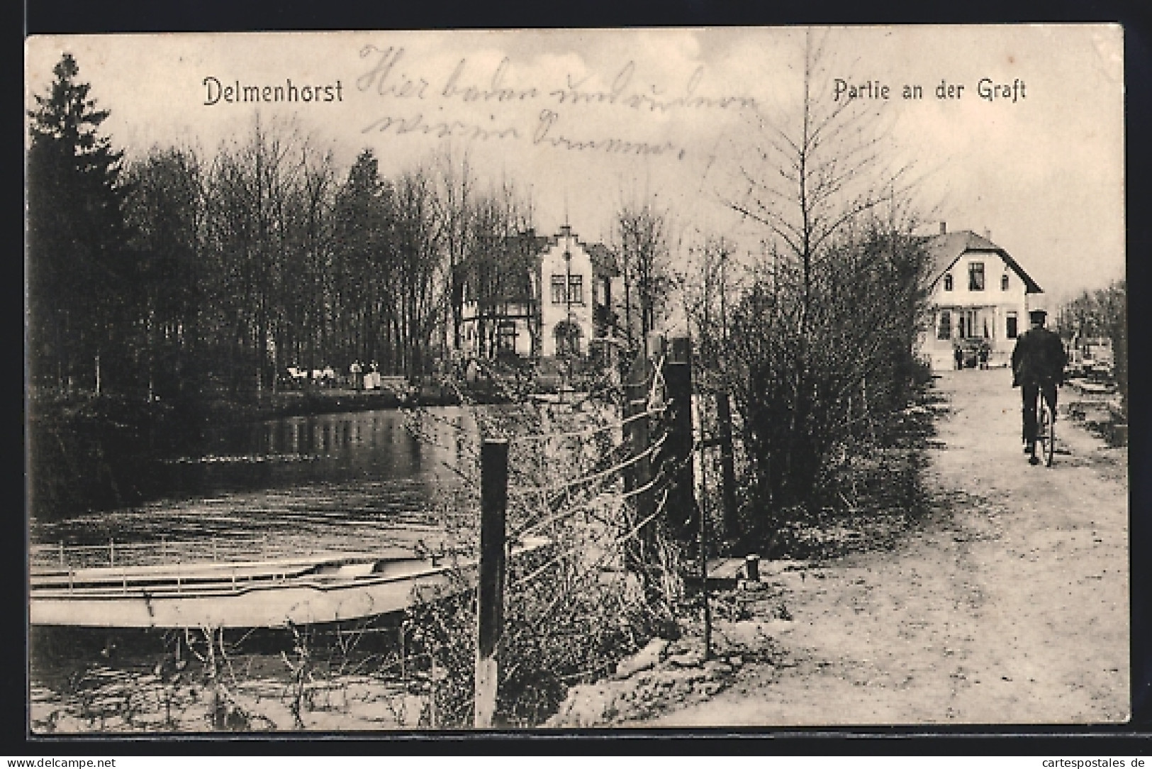 AK Delmenhorst, Strassenpartie An Der Graft  - Delmenhorst