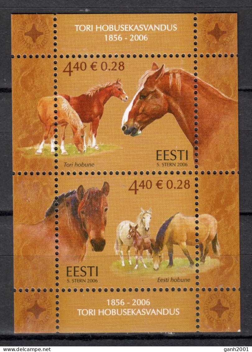 Estonia 2006 / Mammals Horses MNH Caballos Säugetiere Chevaux / Cu21952  41-19 - Chevaux