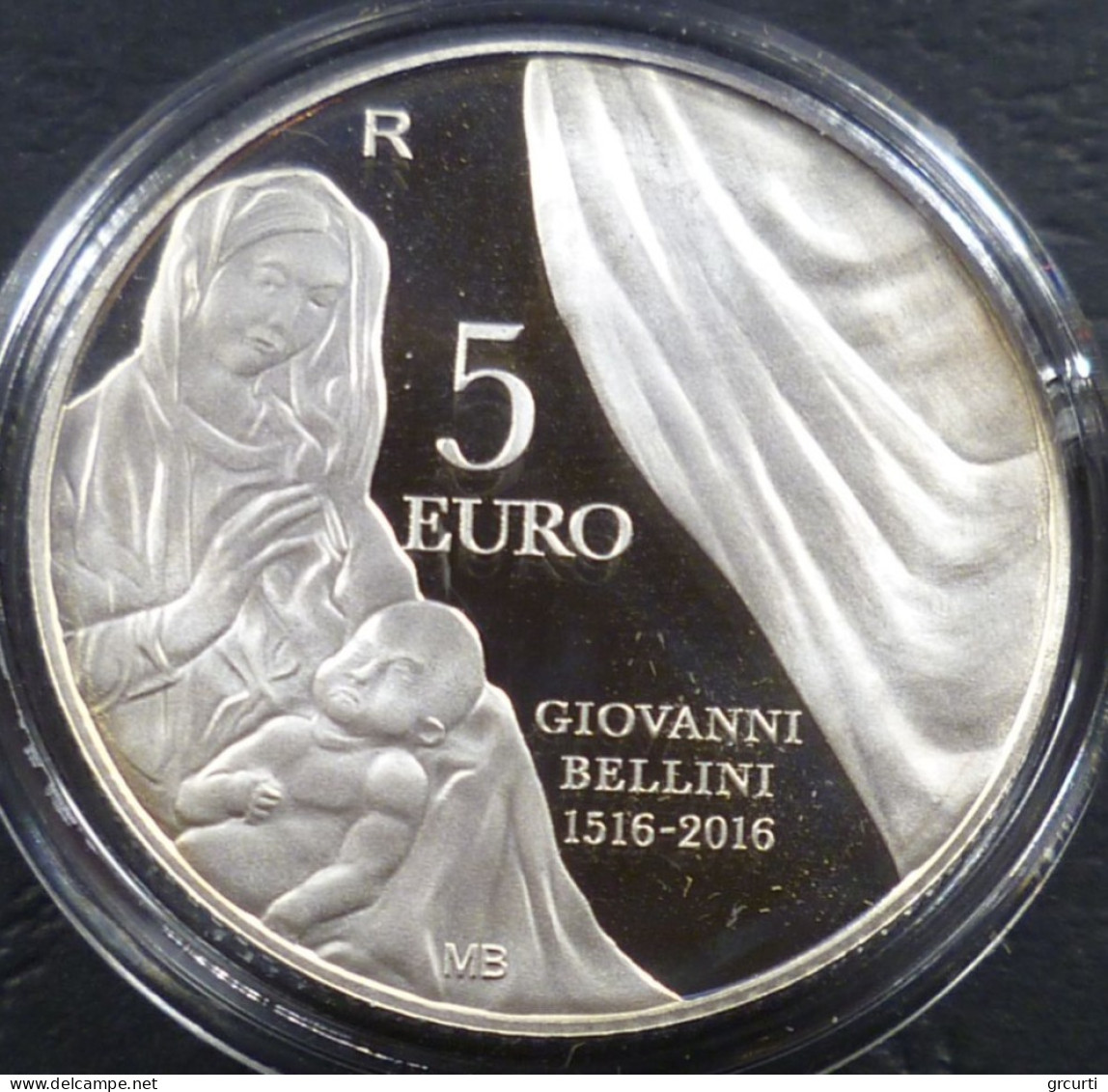 San Marino - 5 Euro 2016 - 500° Morte Giovanni Bellini - UC# 209 - San Marino