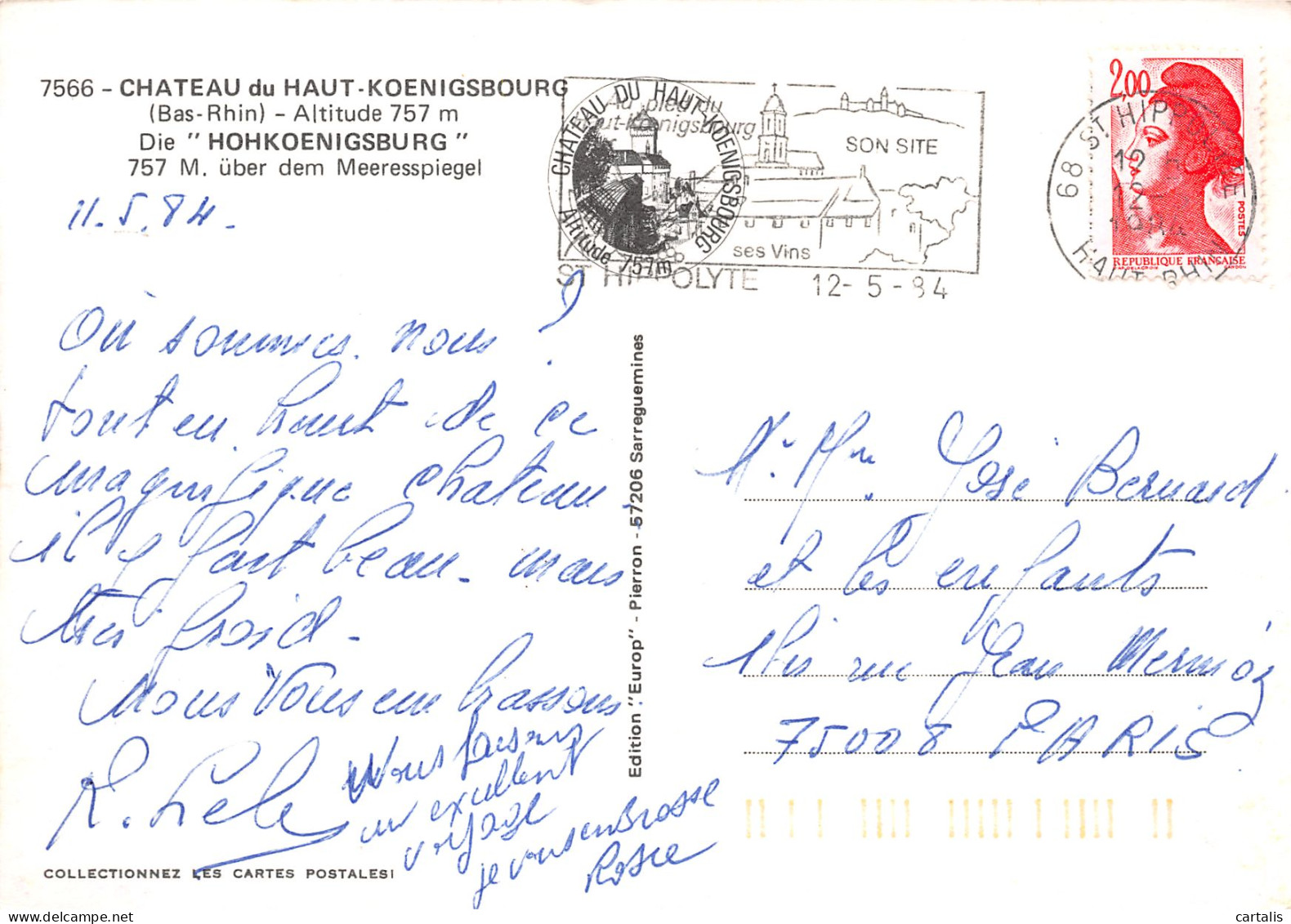 67-HAUT KOENIGSBOURG-N°3802-A/0159 - Autres & Non Classés