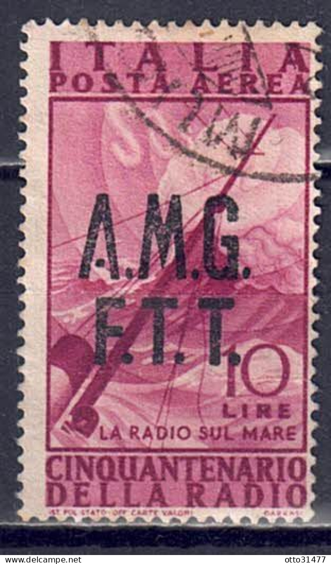 Italien / Triest Zone A - 1947 - 50 Jahre Telegraphie, Nr. 29, Gestempelt / Used - Oblitérés