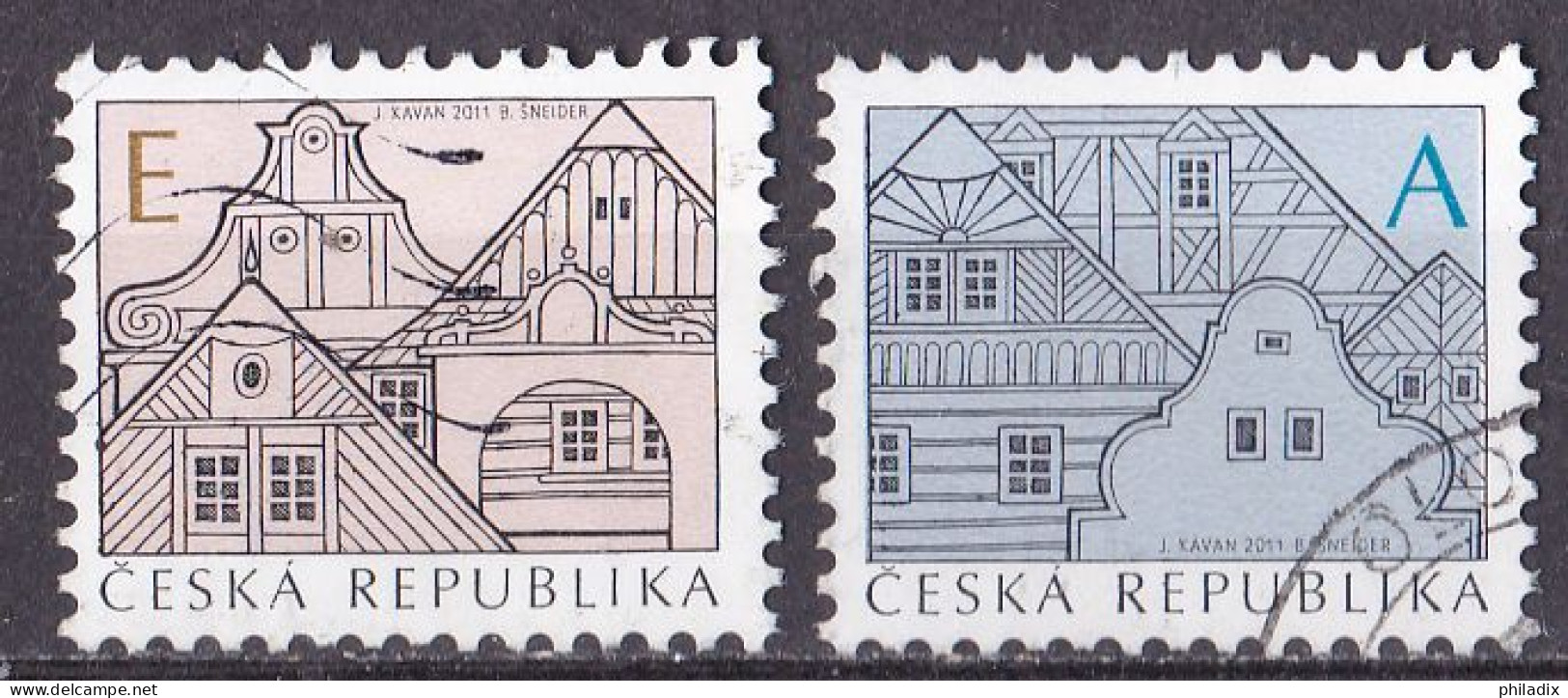 Tschechische Republik Satz Von 2011 O/used (A5-13) - Used Stamps