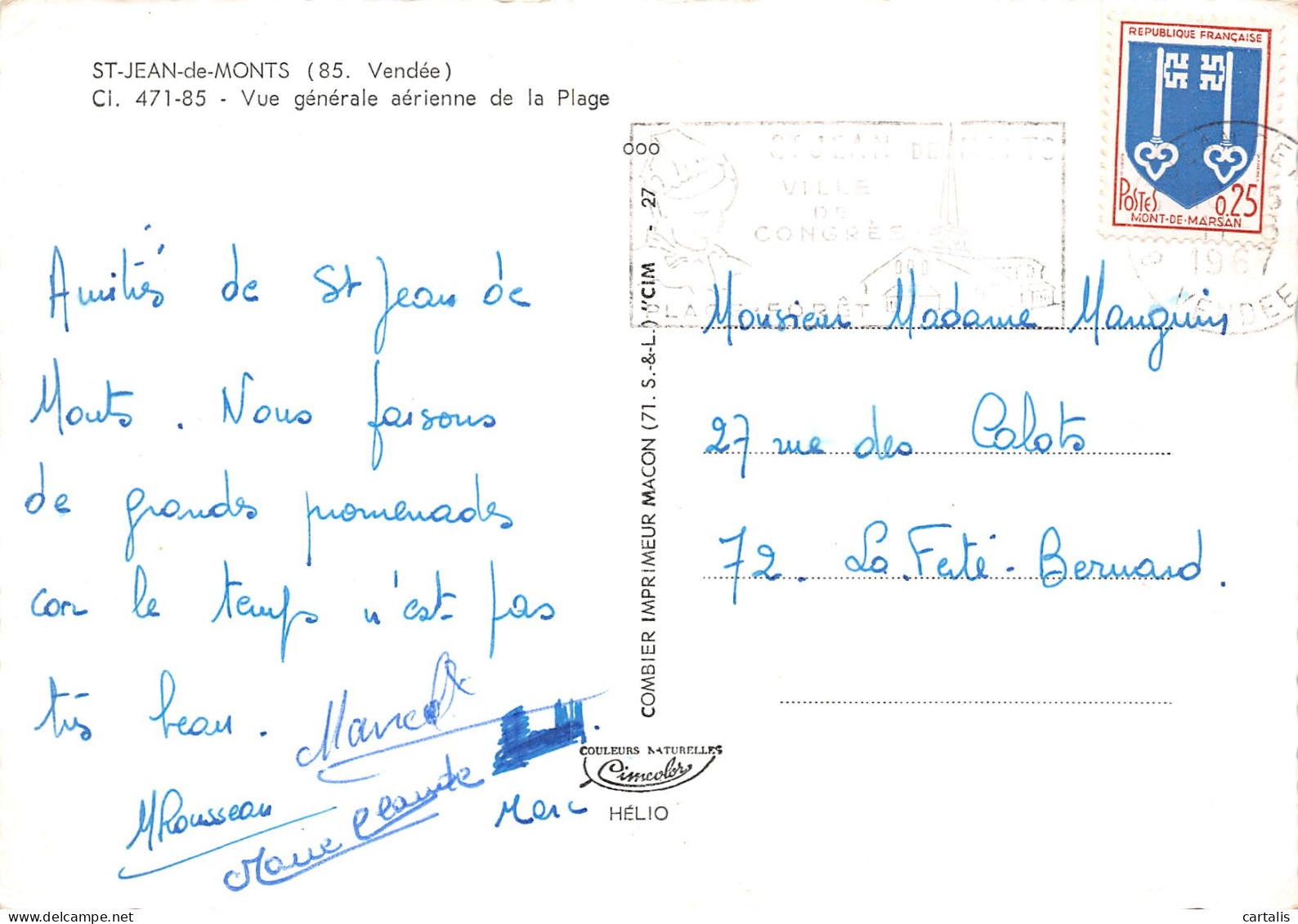 85-SAINT JEAN DE MONTS-N°3803-D/0369 - Saint Jean De Monts