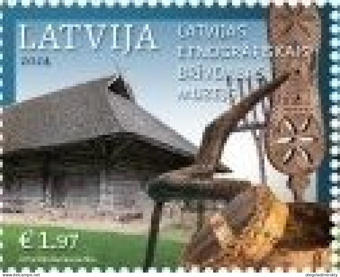 Latvia Lettland Lettonie 2024 Open Air Ethnography Museum Stamp MNH - Sonstige & Ohne Zuordnung